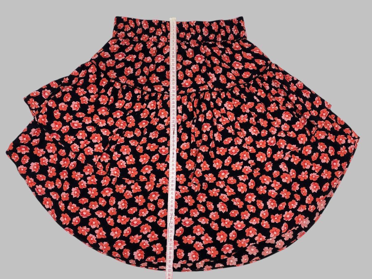 Ganni 🔥 GANNI FLORAL PRINT VISCOSE SKIRT Y2K GRUNGE PARIS FASHION Size 26" / US 2 / IT 38 - 12 Thumbnail