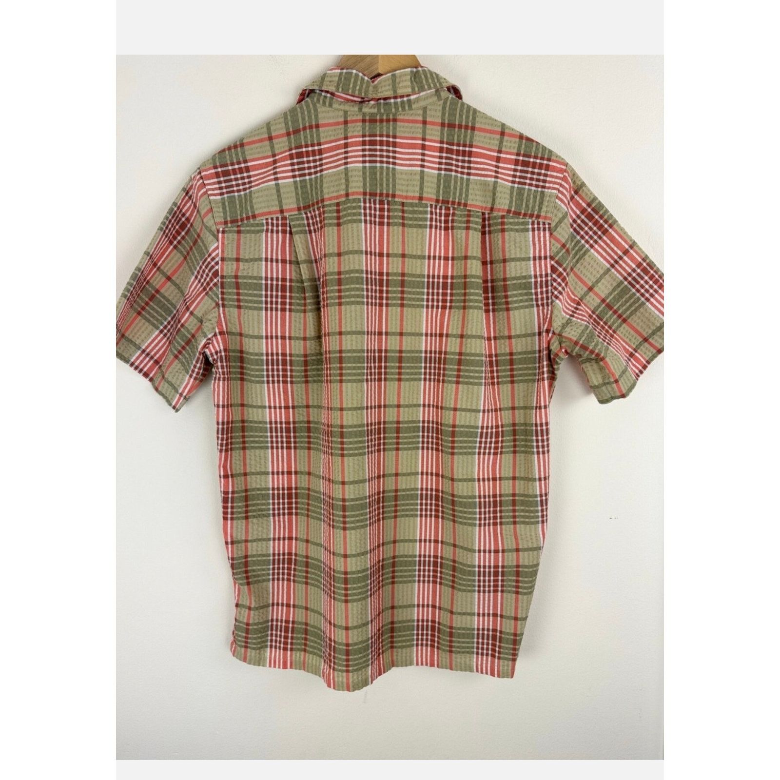 Patagonia Patagonia Organic Cotton Seersucker Plaid Button Up Shirt L Size US L / EU 52-54 / 3 - 2 Thumbnail
