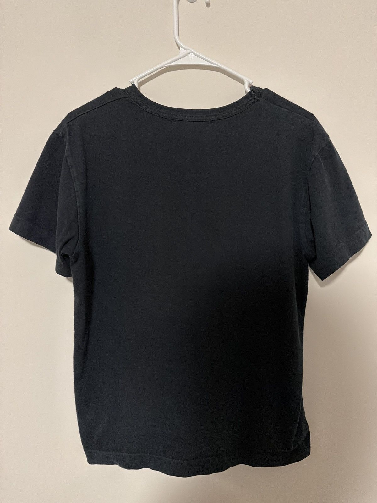 Comme des Garcons Comme de Garçons black T-shirt with yellow heart Size US L / EU 52-54 / 3 - 3 Thumbnail