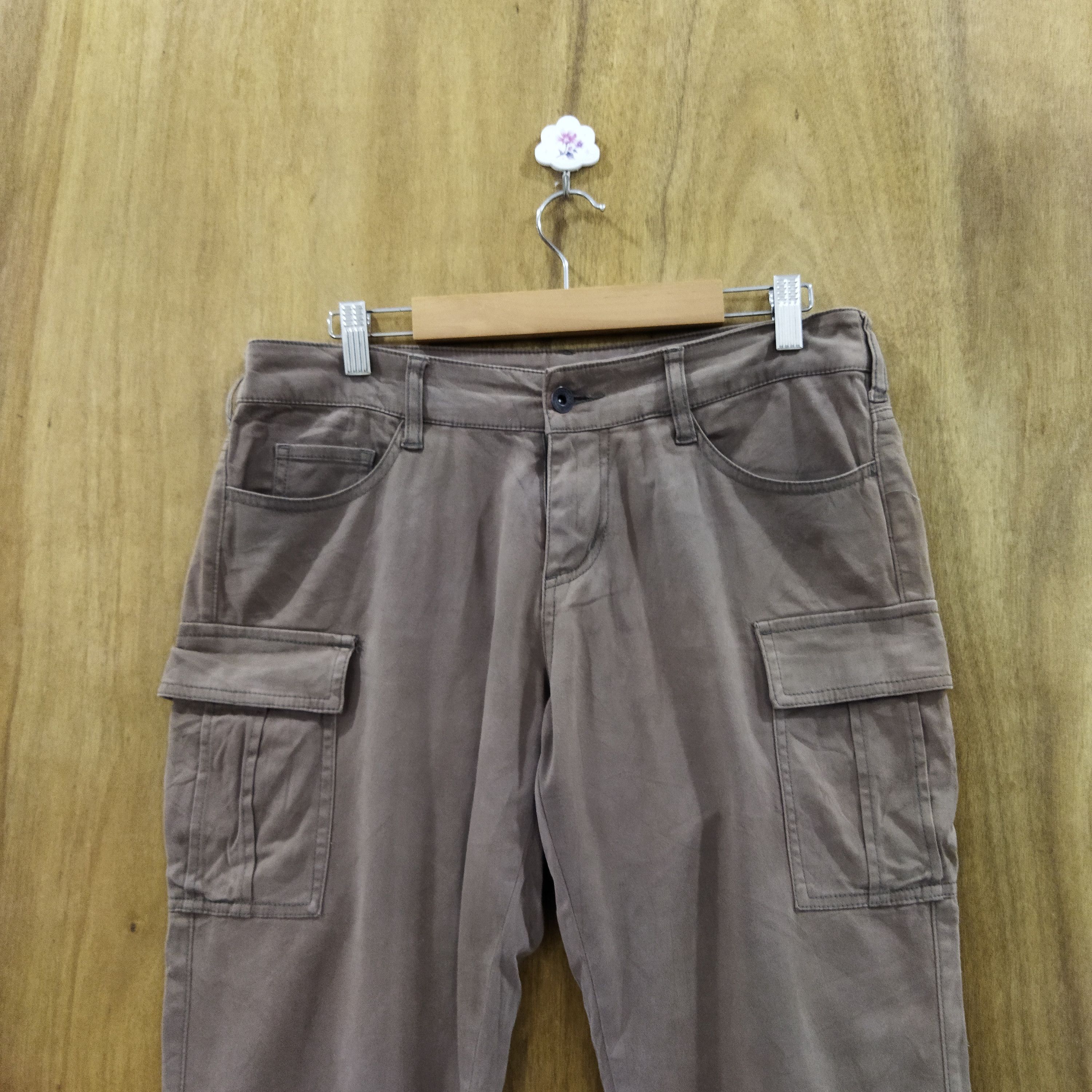 Japanese Brand NATURAL BEAUTY BROWN CARGO PANTS Size US 32 / EU 48 - 2 Thumbnail