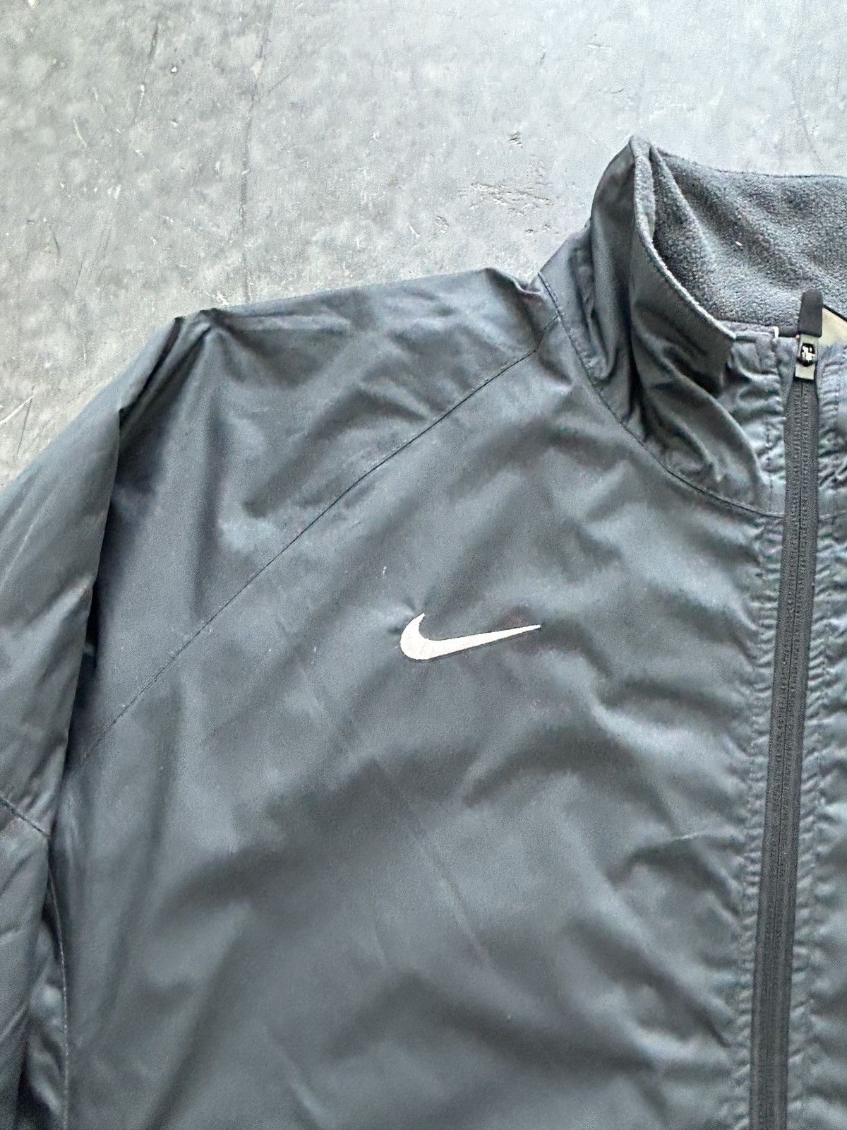 Nike Vintage Y2K Nike Storm Fit Fleece Lined Nylon Jacket Size US XL / EU 56 / 4 - 2 Thumbnail
