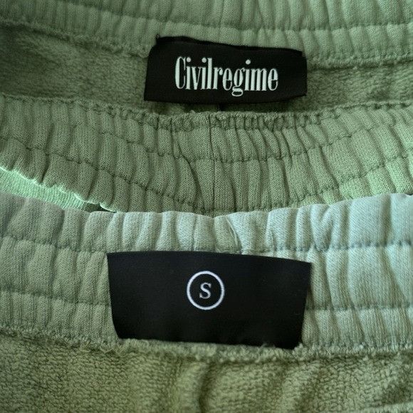 Civil Regime Civil Active Vintage Wash Green Relaxed Athletic / Sweat Sho Size 28" / US 6 / IT 42 - 3 Thumbnail