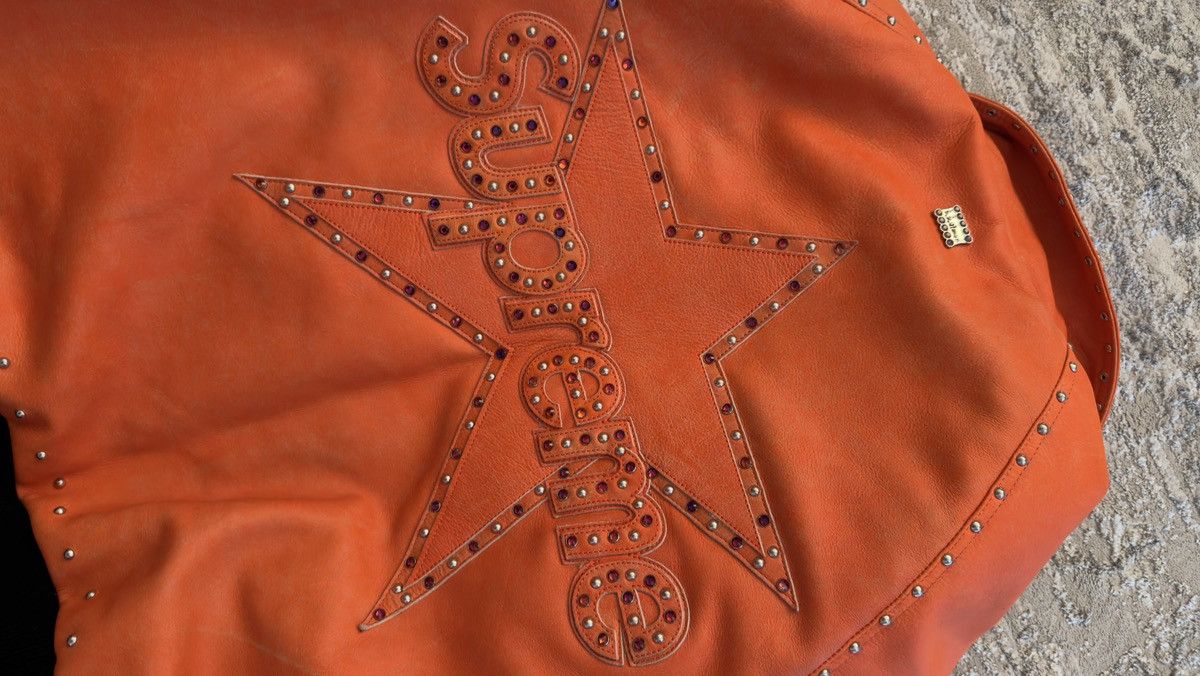 Supreme × Vanson Leathers Supreme X vanson leathers orange jacket. Size US L / EU 52-54 / 3 - 11 Thumbnail
