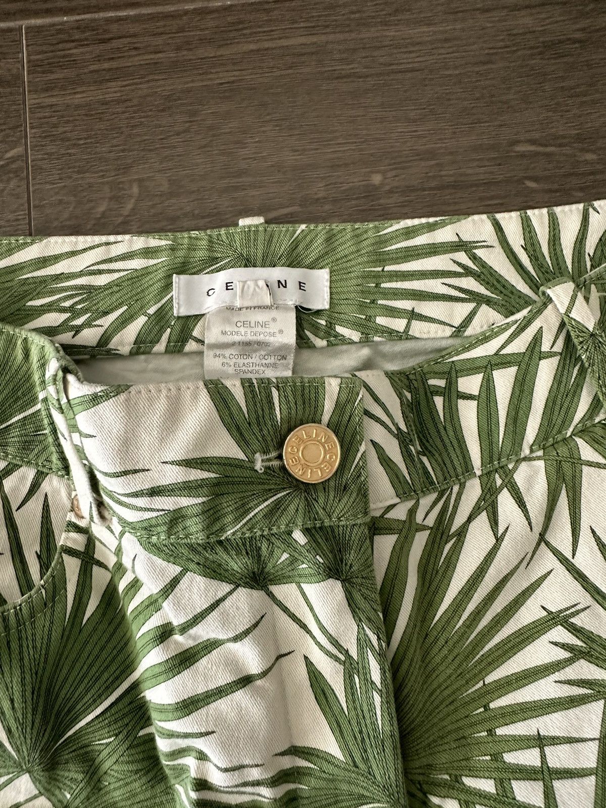 Celine Celine Runway Palm Tree Pants Size US 30 / EU 46 - 3 Thumbnail