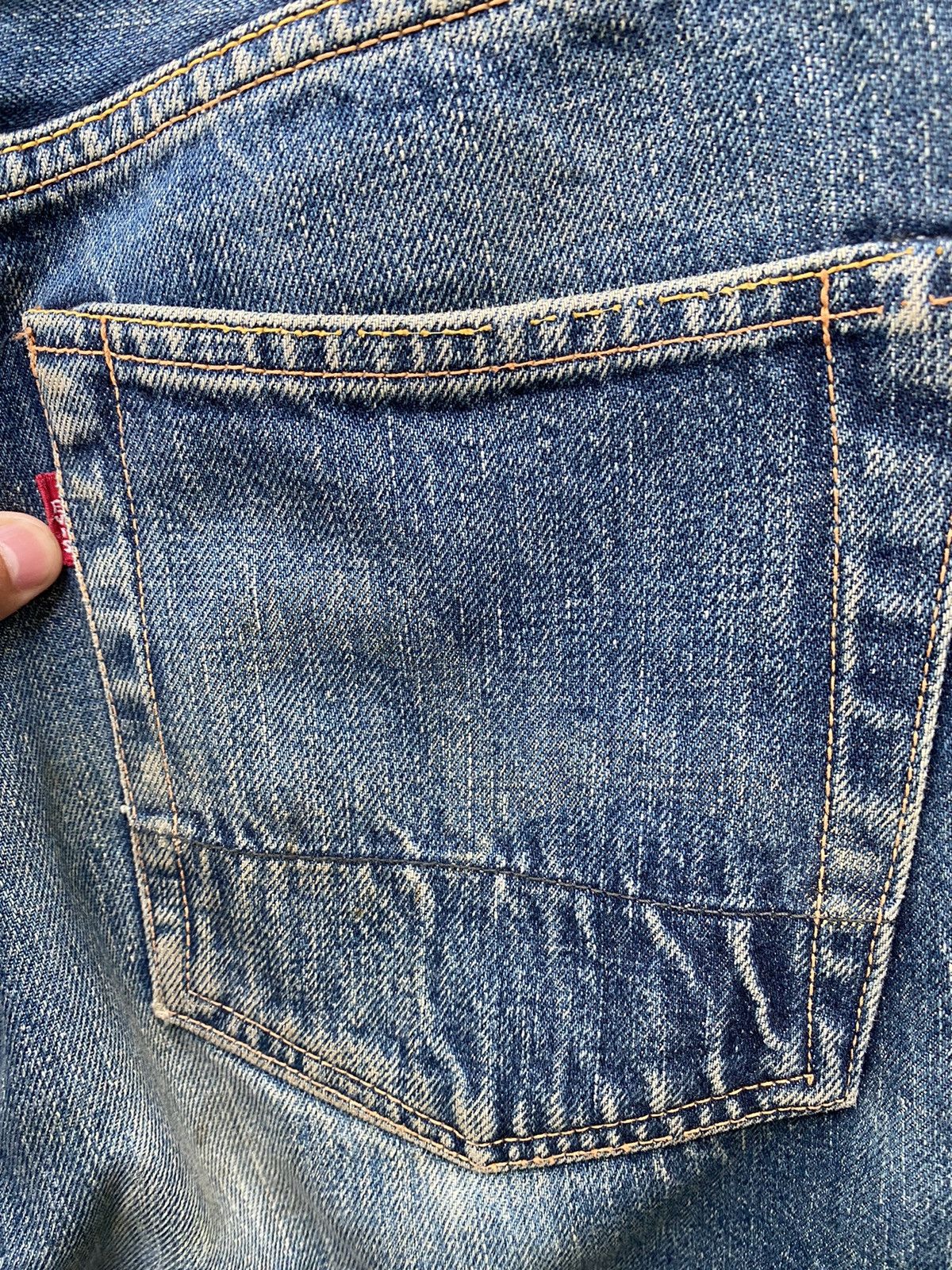 Japanese Brand × Vintage size 29x32.5 super rare EVIS redline vintage denime Size US 29 - 9 Thumbnail