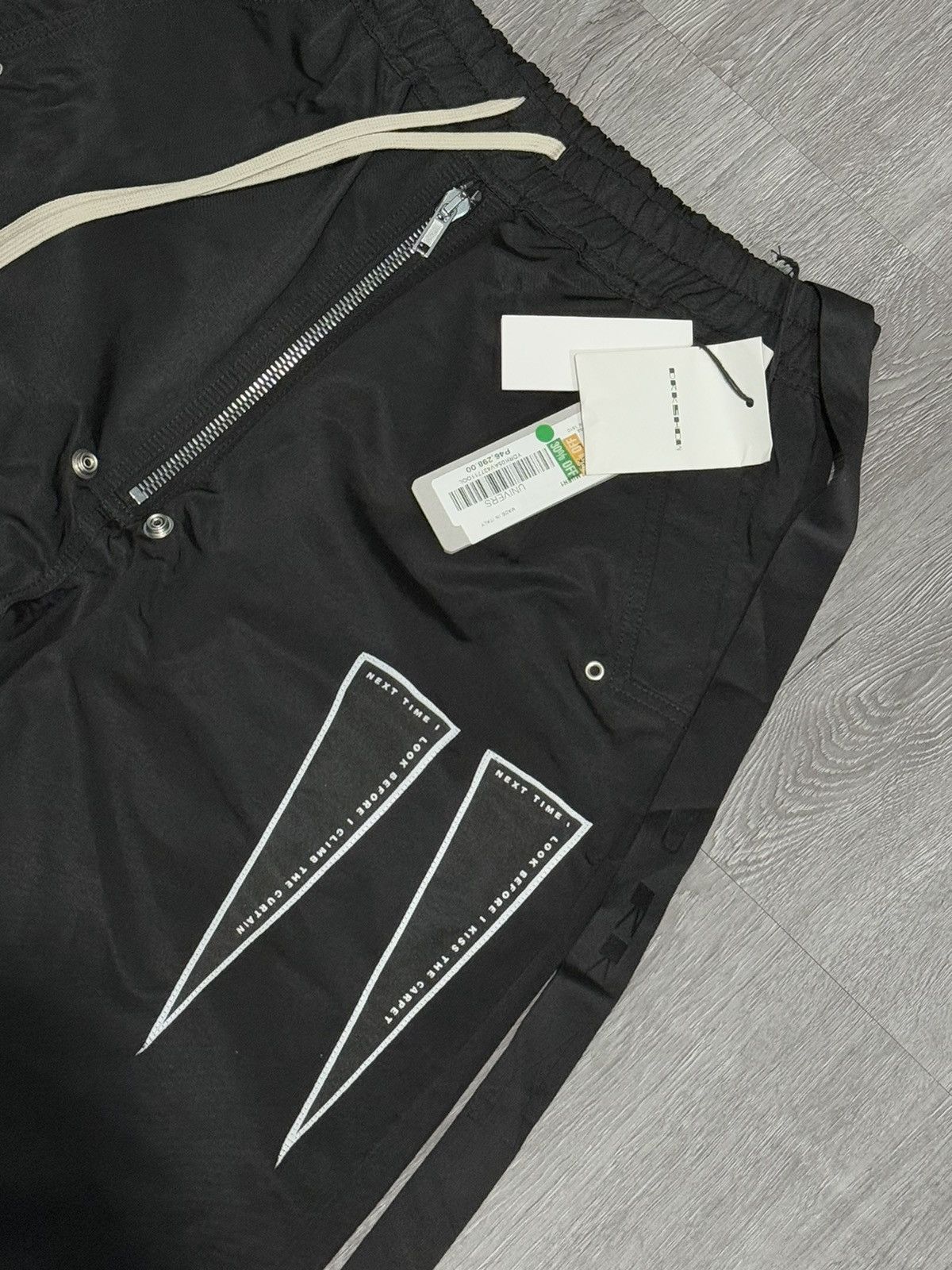 Rick Owens × Rick Owens Drkshdw Rick Owens Drkshdw Geth Bela Pants Black Size US 31 - 5 Thumbnail