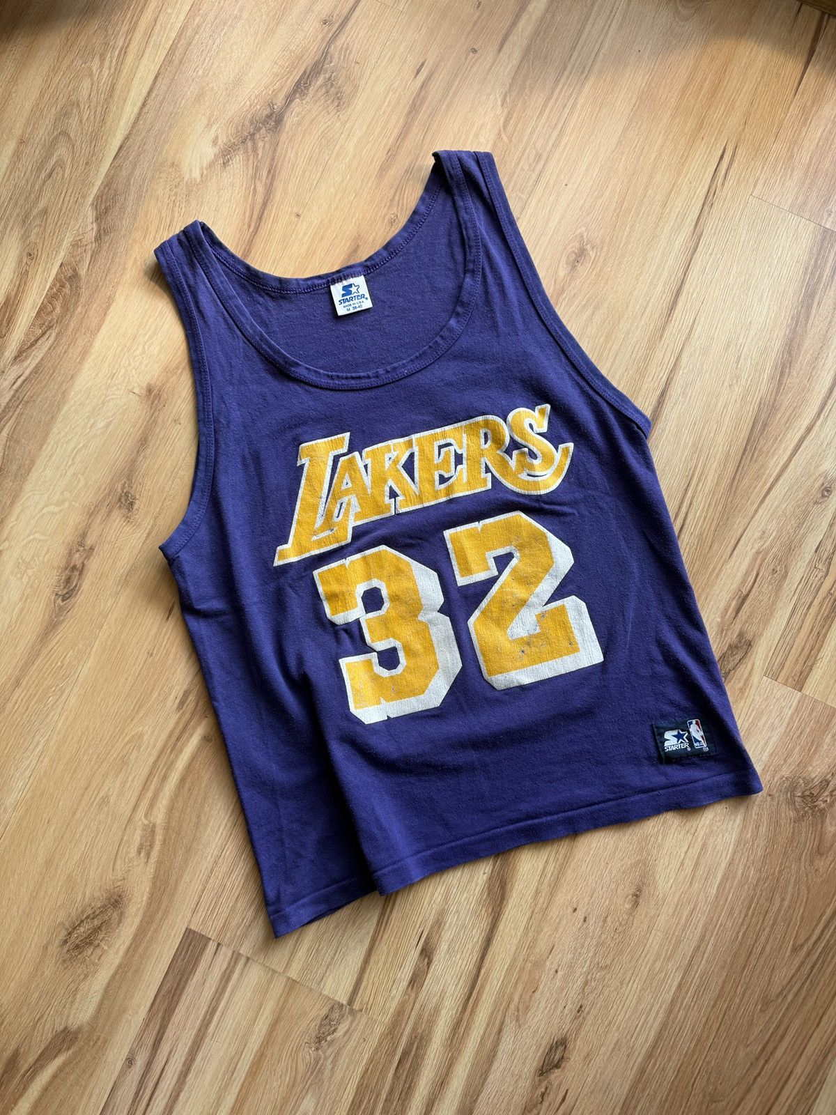Starter Lakers Magic 32 Starter tank top jersey NBA james vintage Size US M / EU 48-50 / 2 - 1 Thumbnail