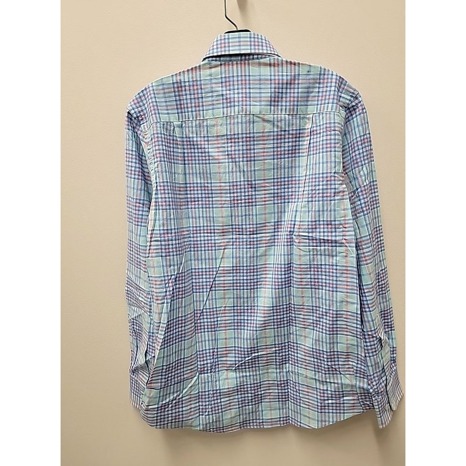Southern Tide NWT Southern Tide Shirt Mens Small Blue Plaid Classic Fit Cotton Size US S / EU 44-46 / 1 - 5 Thumbnail