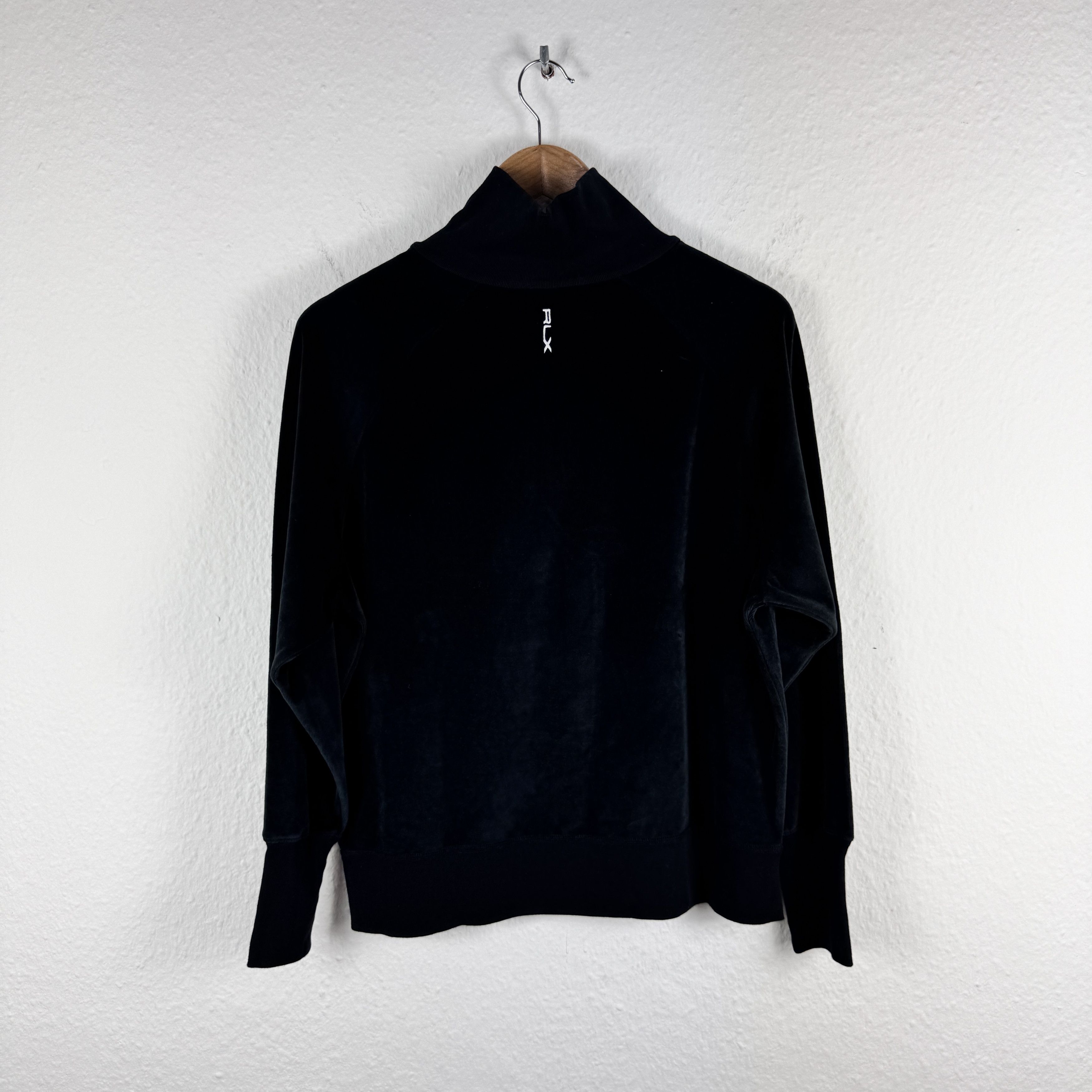 RLX Ralph Lauren Women`s RLX RALPH LAUREN VELOUR QUARTER ZIP PULLOVER SIZE S Size S / US 4 / IT 40 - 4 Thumbnail