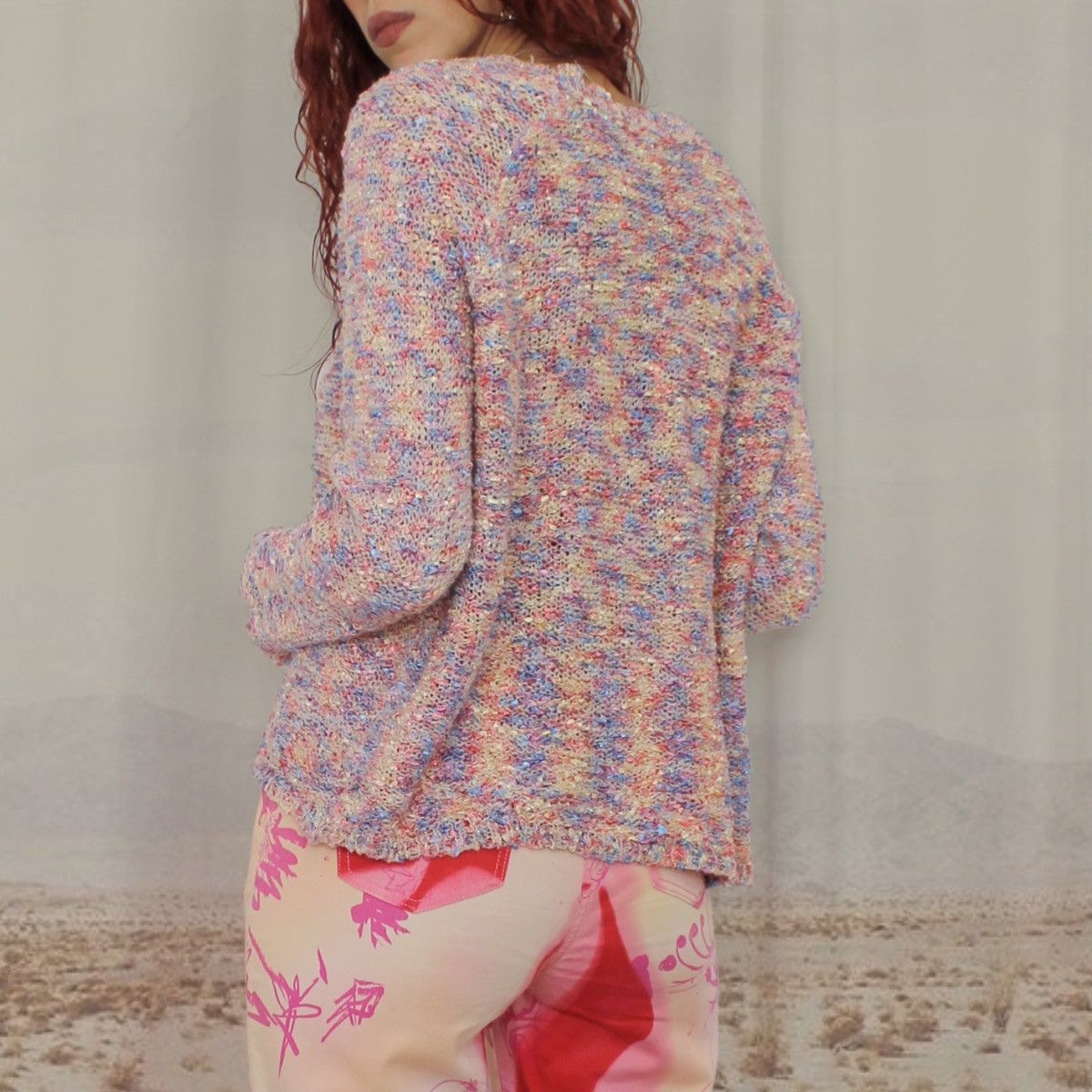 Other × Vintage 🌸PINK SWEATER🌸 Size M / US 6-8 / IT 42-44 - 3 Thumbnail