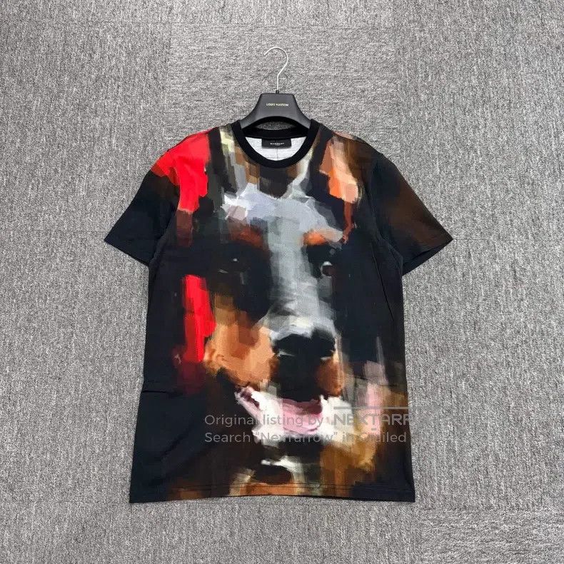 Givenchy Givenchy Doberman Printed Short Sleeve Size US M / EU 48-50 / 2 - 1 Thumbnail