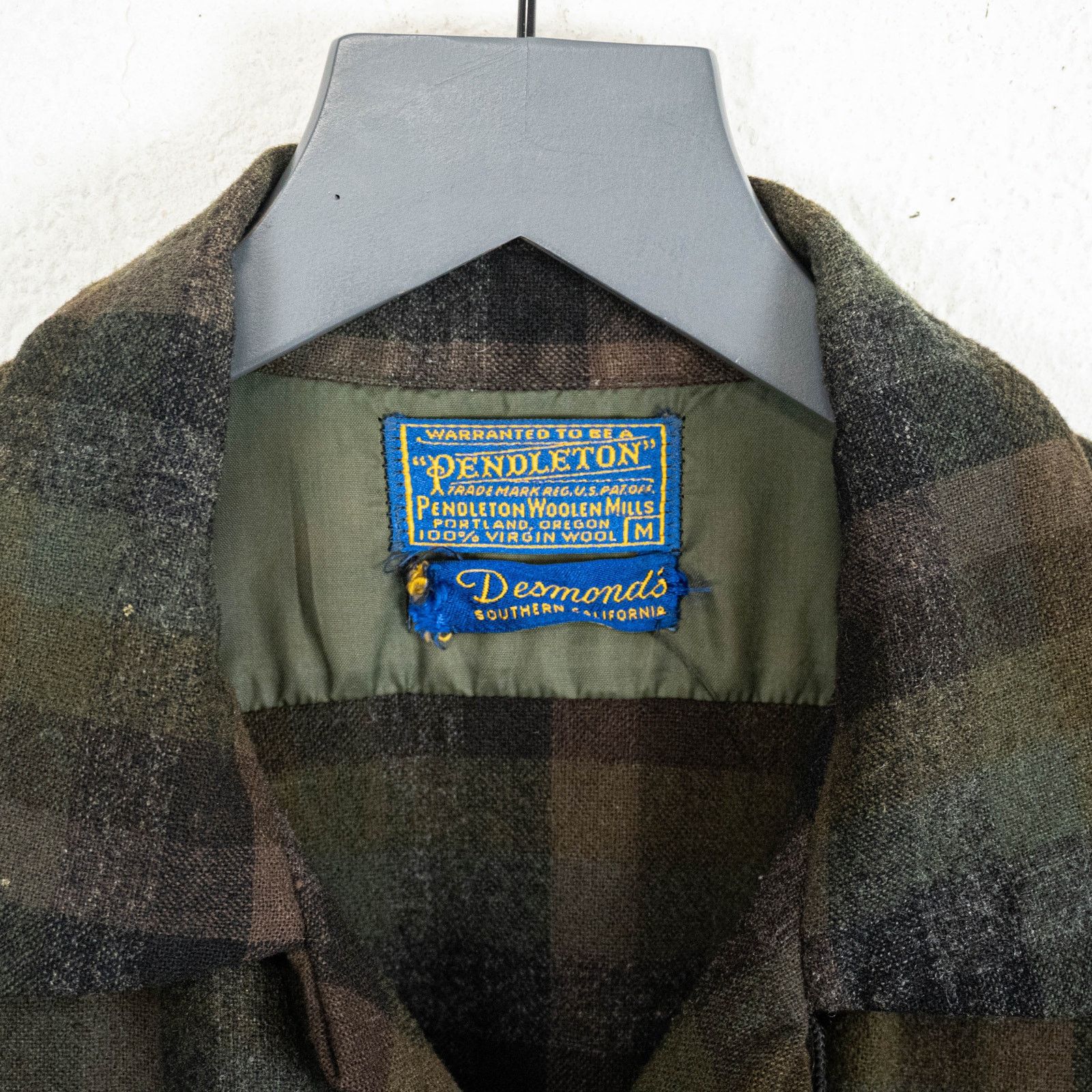 Pendleton 1950s Pendleton Wool Board Shirt Desmond’s Plaid Loop Collar Size US M / EU 48-50 / 2 - 2 Thumbnail