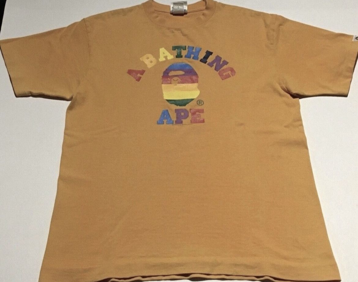 Bape Bape logo tee shirt Size US M / EU 48-50 / 2 - 1 Thumbnail