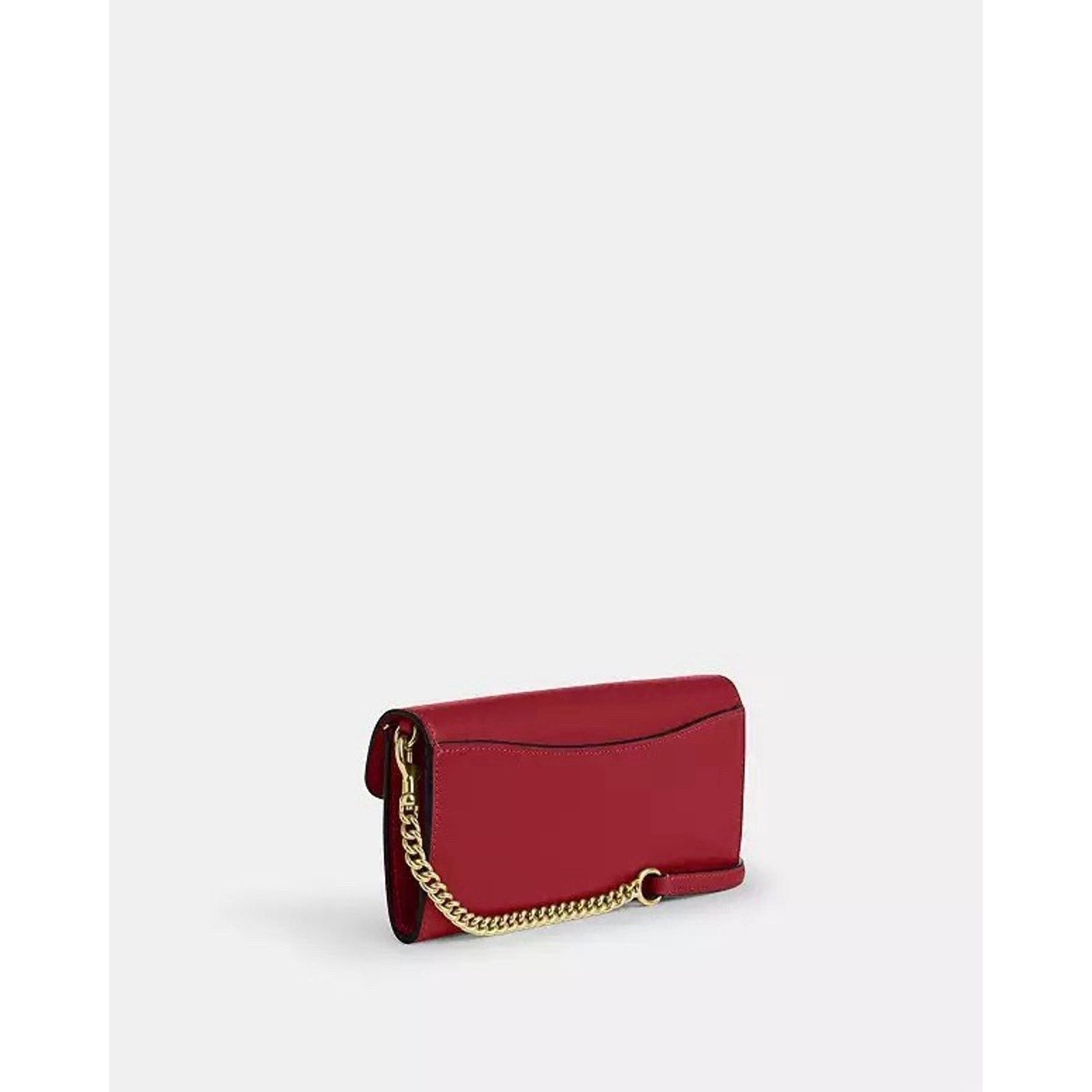 Coach NWT Coach Klare Wallet Chain CBI22 leather Gold/True Red Size ONE SIZE - 11 Thumbnail
