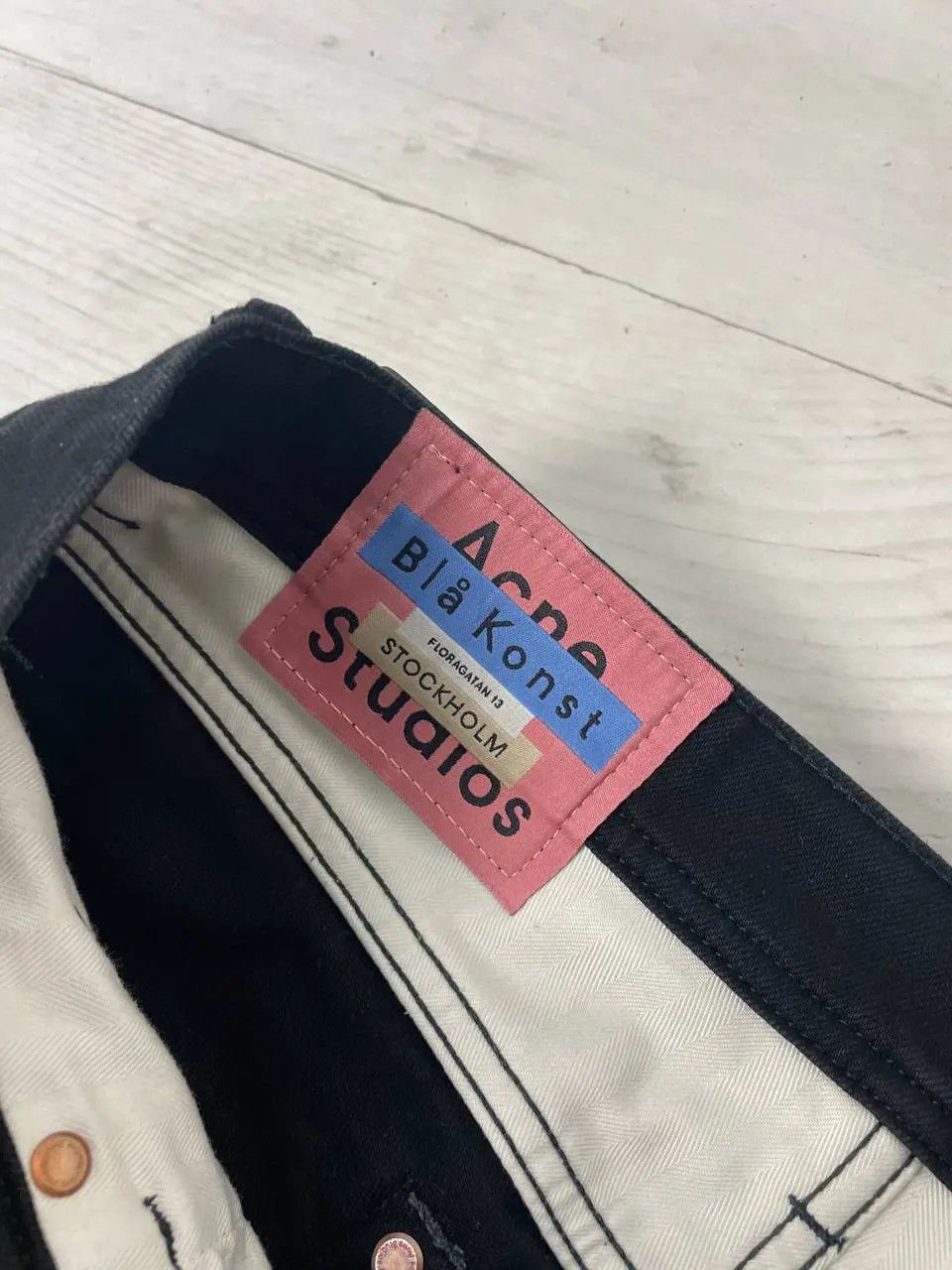 Acne Studios Acne Studio North Stay Black Denim Jeans Size US 31 - 7 Thumbnail