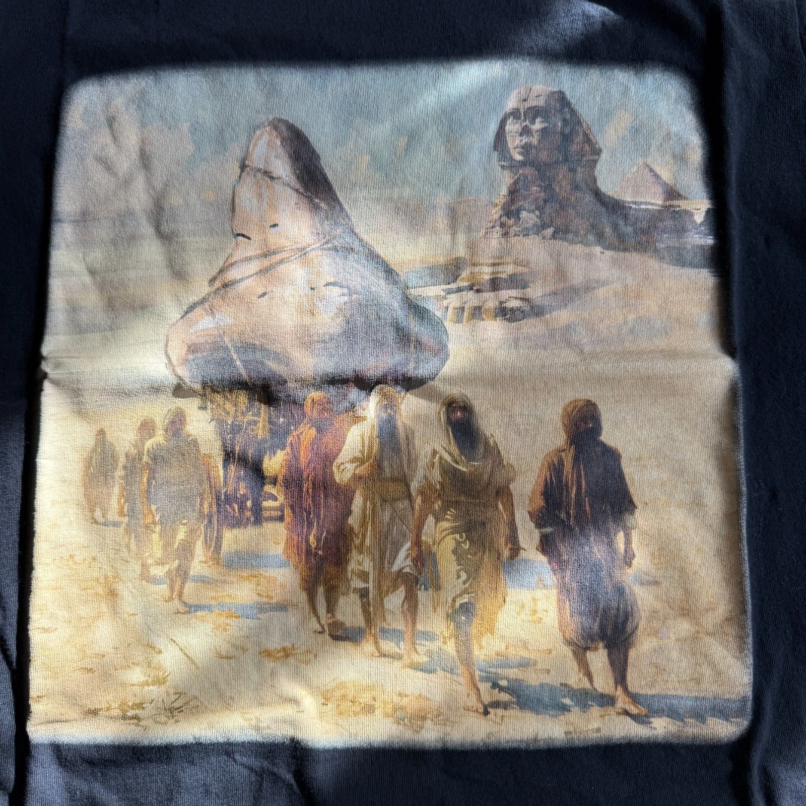 DENIM TEARS Denim Tears x The Met Flight Into Egypt Black T-Shirt Size US L / EU 52-54 / 3 - 2 Thumbnail