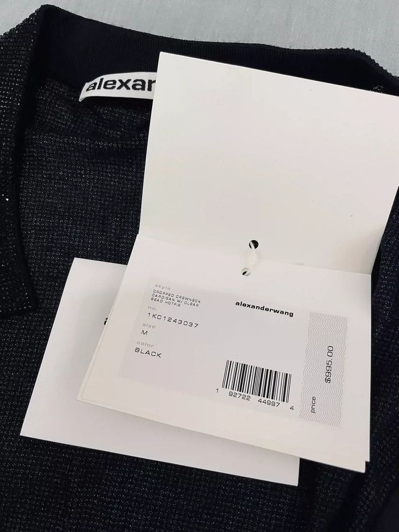 Alexander Wang Alexander Wang Crystal Cardigan Black M- Size M / US 6-8 / IT 42-44 - 7 Thumbnail