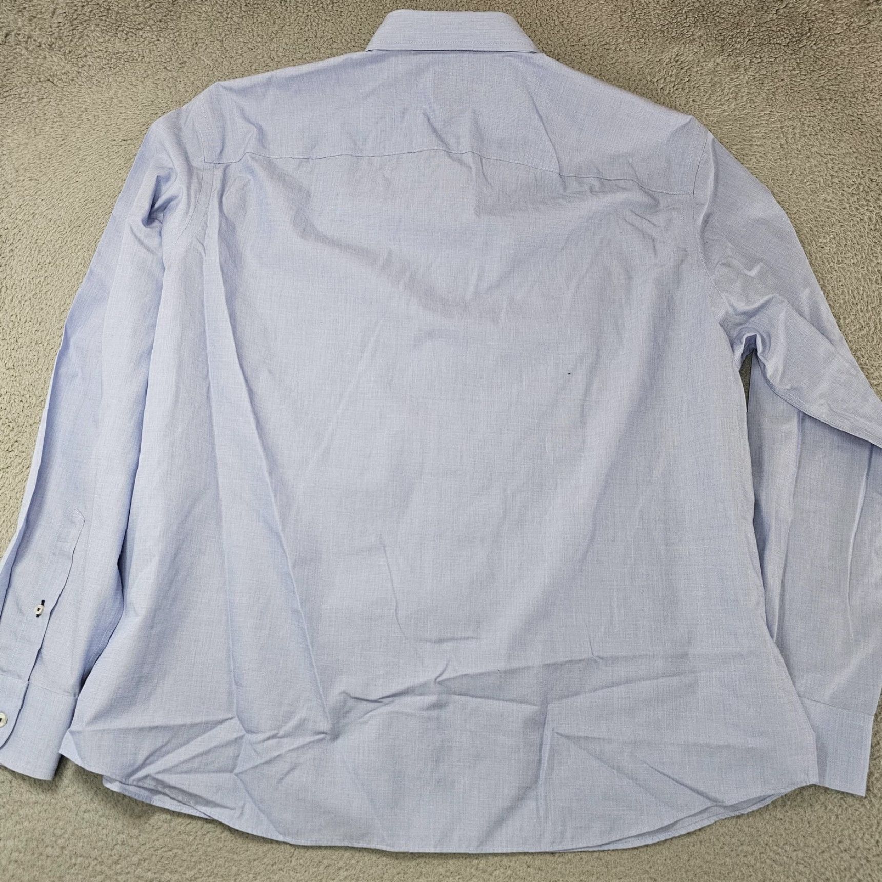 UNTUCKit UNTUCKit Shirt Mens 3XL Blue Wrinkle Free Long Sleeve Button Down Cotton Size US XXL / EU 58 / 5 - 4 Thumbnail