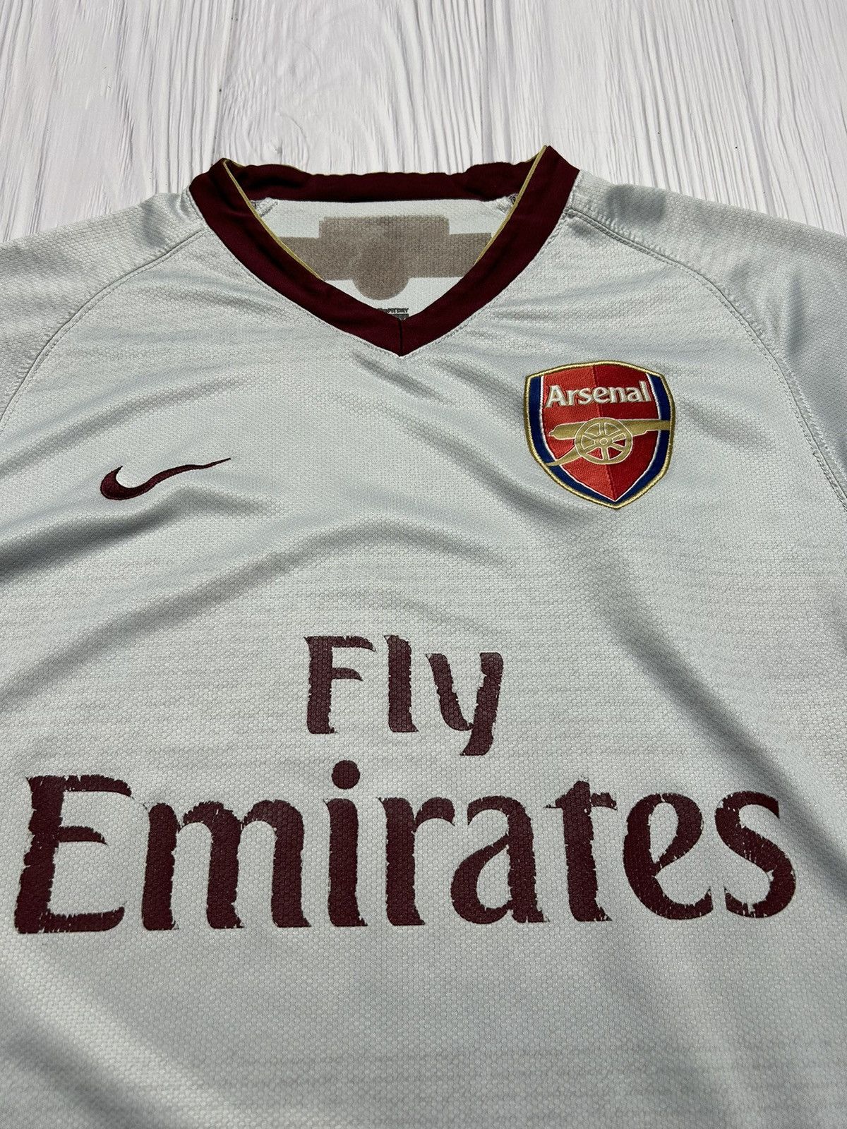 Vintage Vintage Nike Arsenal 2007 2008 Away Jersey T-Shirt Size US M / EU 48-50 / 2 - 5 Thumbnail