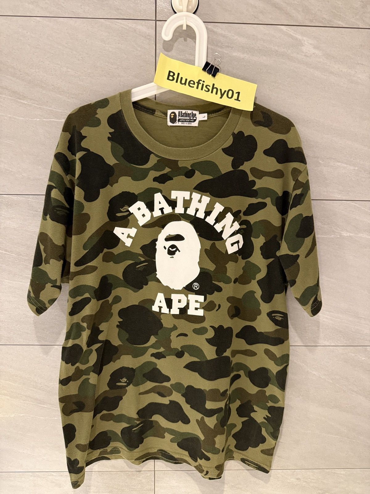 Bape Bape First Camo Tshirt Size US L / EU 52-54 / 3 - 1 Thumbnail