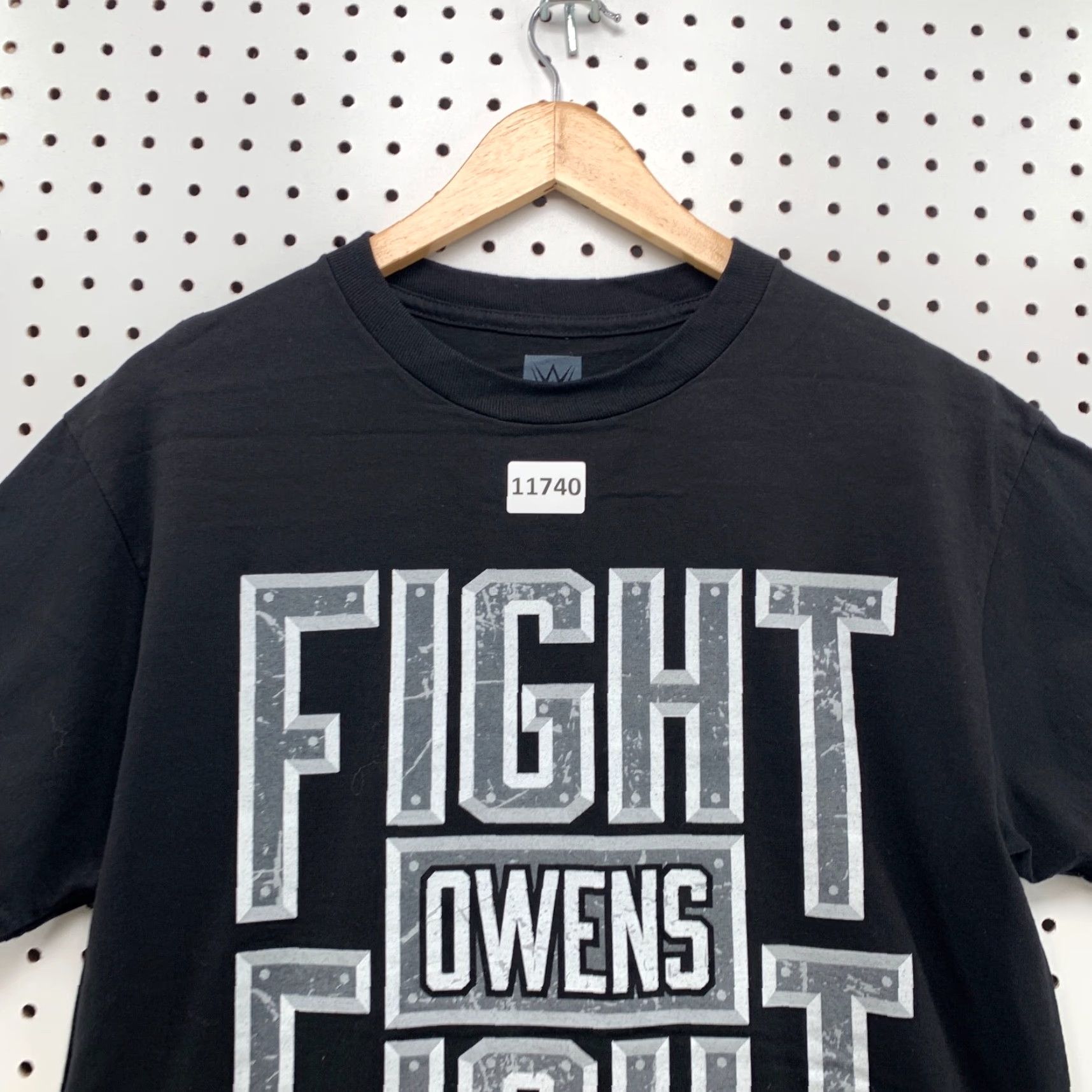 Vintage WWE Shirt Mens Kevin Owens Fight Owens Fight Short Sleeve Black Medium T-Shirt Size US M / EU 48-50 / 2 - 3 Thumbnail