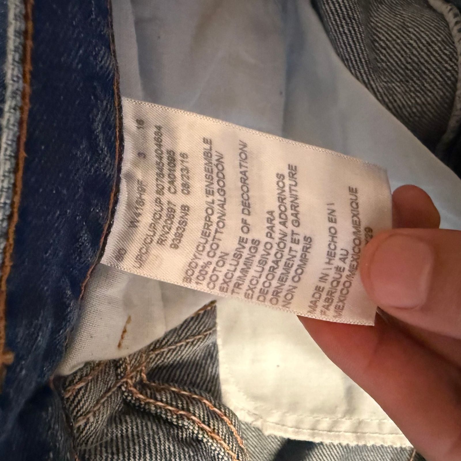 Dickies Dickies Men's Jeans Blue Denim Straight Leg Cotton Size 40 Size US 40 / EU 56 - 6 Thumbnail