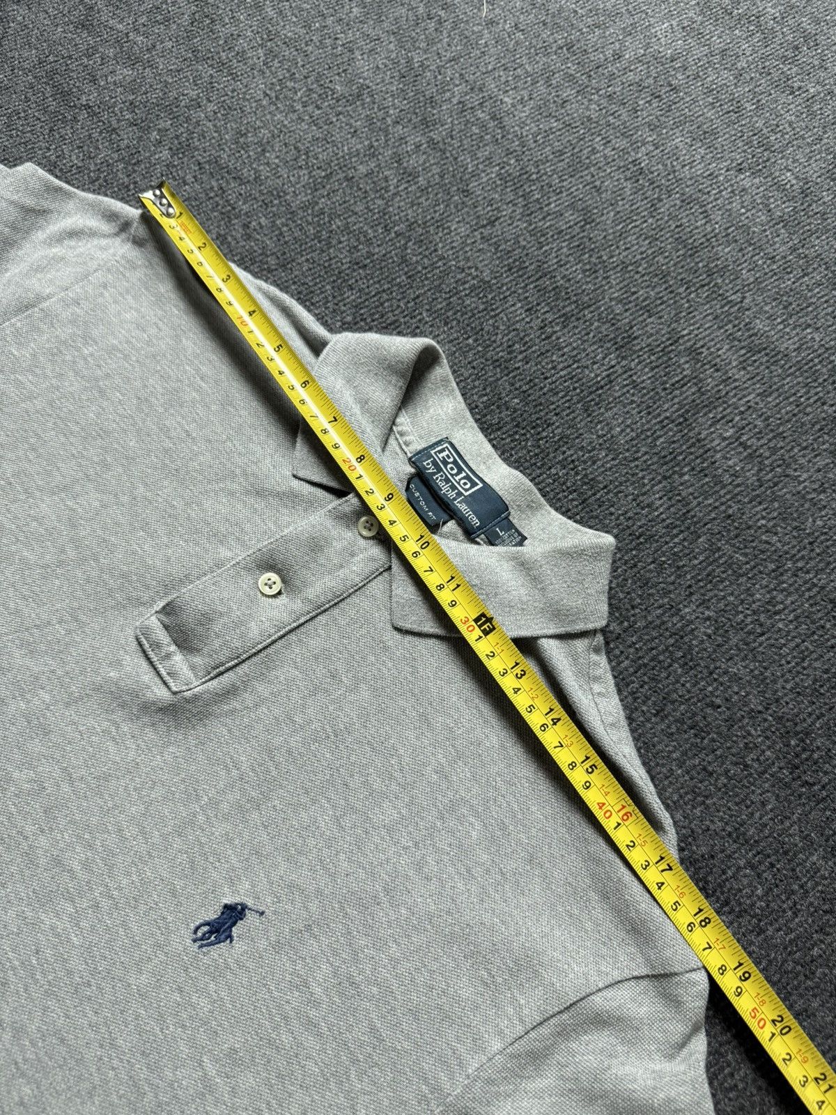 Polo Ralph Lauren Vintage 90s Retro Polo Ralph Lauren Custom Fit Polo Shirt Size US L / EU 52-54 / 3 - 13 Thumbnail