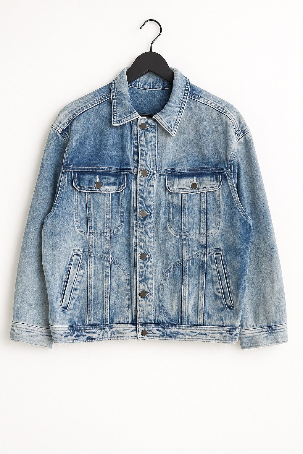 Vintage Vintage 1980s Acid-Wash Denim Jacket Unisex Retro Blue Jean Size US L / EU 52-54 / 3 - 1 Thumbnail