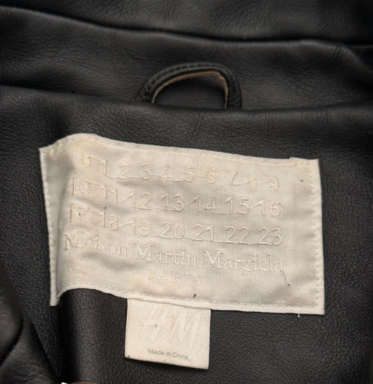 H&M × Maison Margiela 2007 Deconstructed Leather Biker Jacket Size S / US 4 / IT 40 - 5 Thumbnail