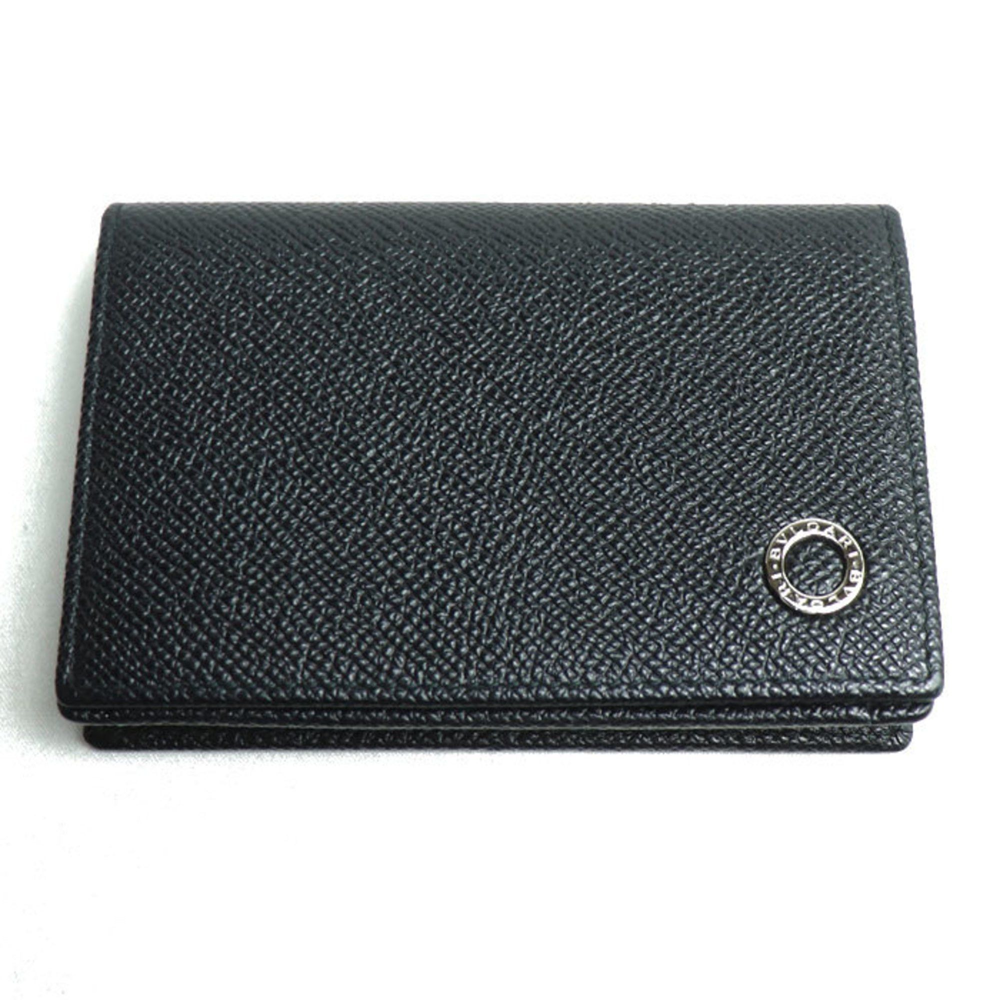 BVLGARI MAN CARD HOLDER BUSINESS CASE BLACK 280297 MEN'S