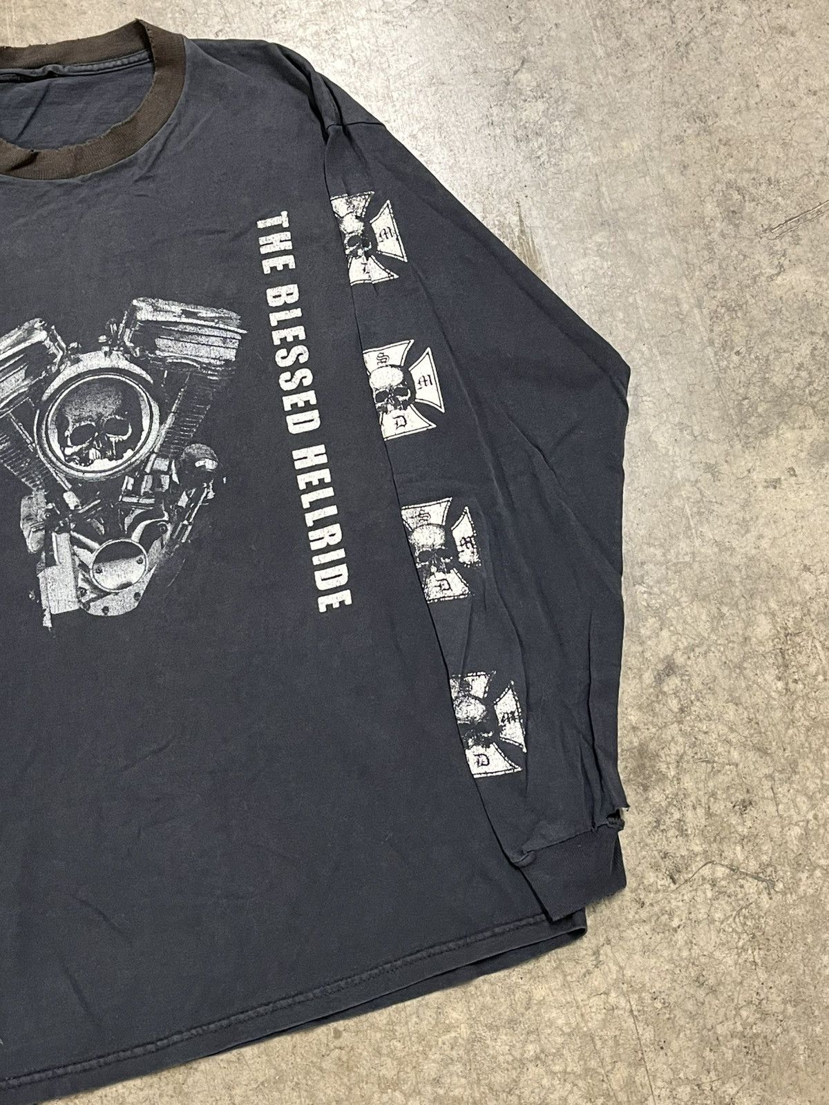 Band Tees × Vintage Vintage faded and thrashed black label society longsleeve Size US XL / EU 56 / 4 - 6 Thumbnail