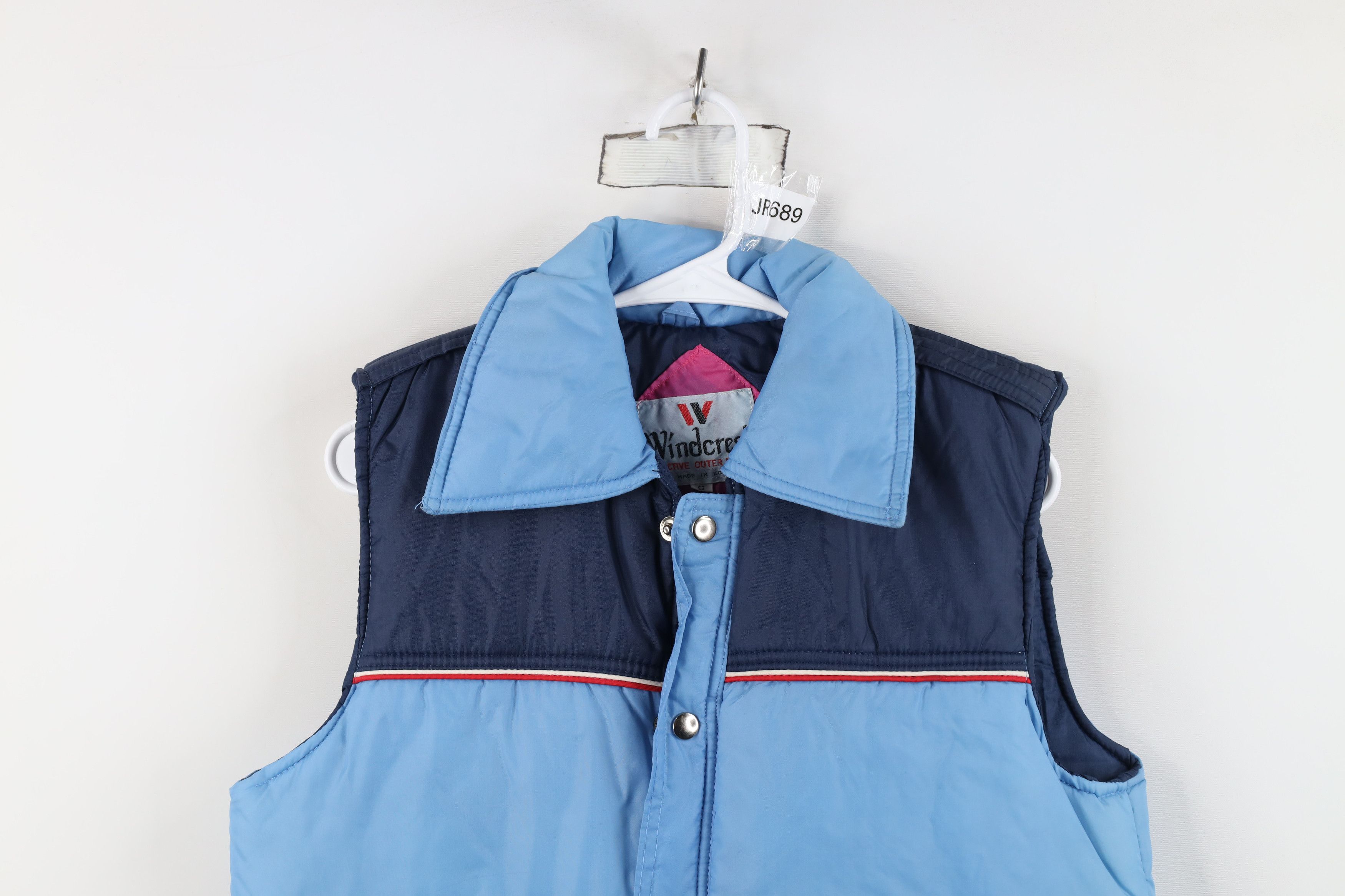 Vintage Vintage 70s Streetwear Block Western Puffer Vest Jacket Size US S / EU 44-46 / 1 - 2 Thumbnail