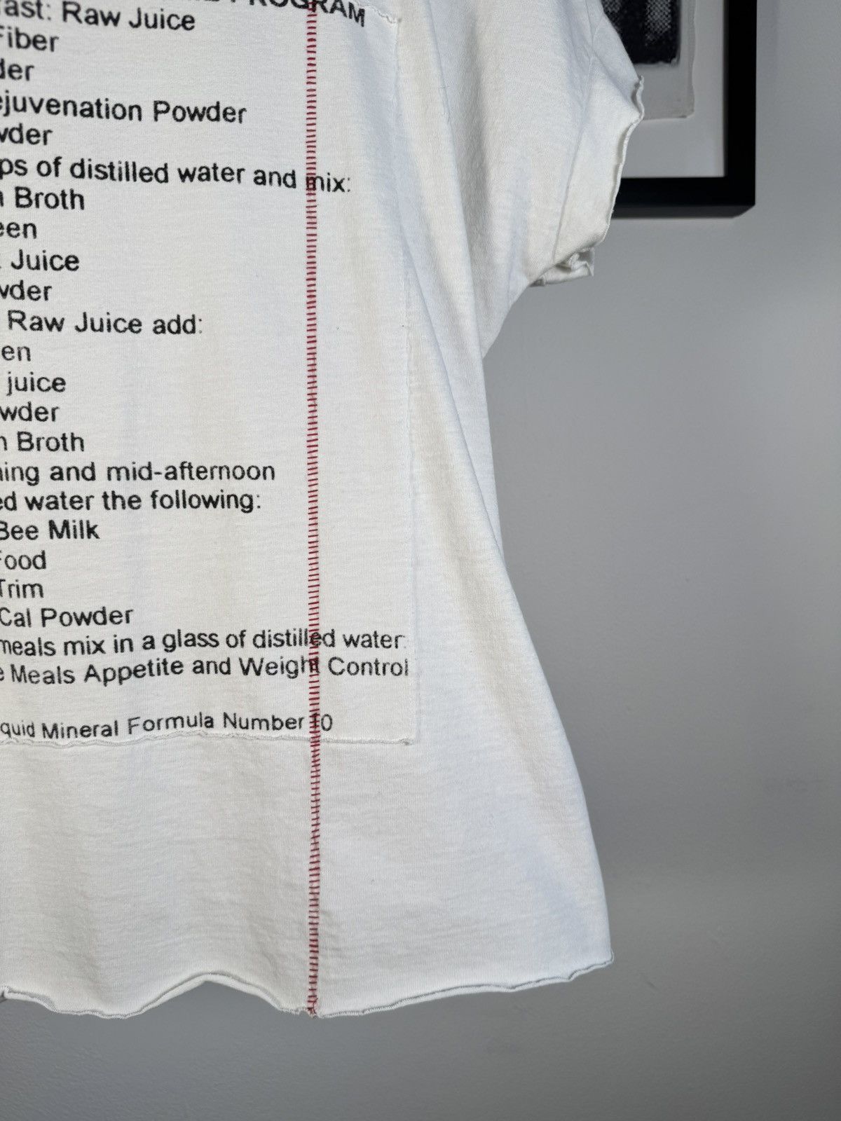 Enfants Riches Deprimes CONTROVERSIAL🚭 2024 "HOW TO LOSE 10 LBS" RECONSTRUCTED SHIRT Size US XL / EU 56 / 4 - 5 Thumbnail