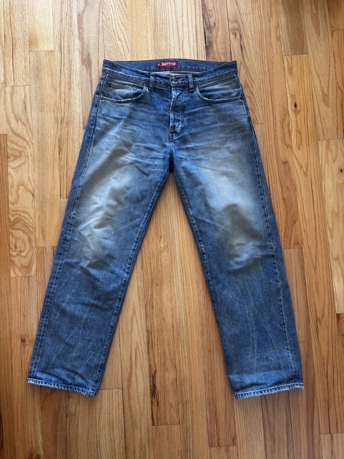 Supreme Supreme Loose Fit Denim Selvedge Jeans Size 30 Made In
