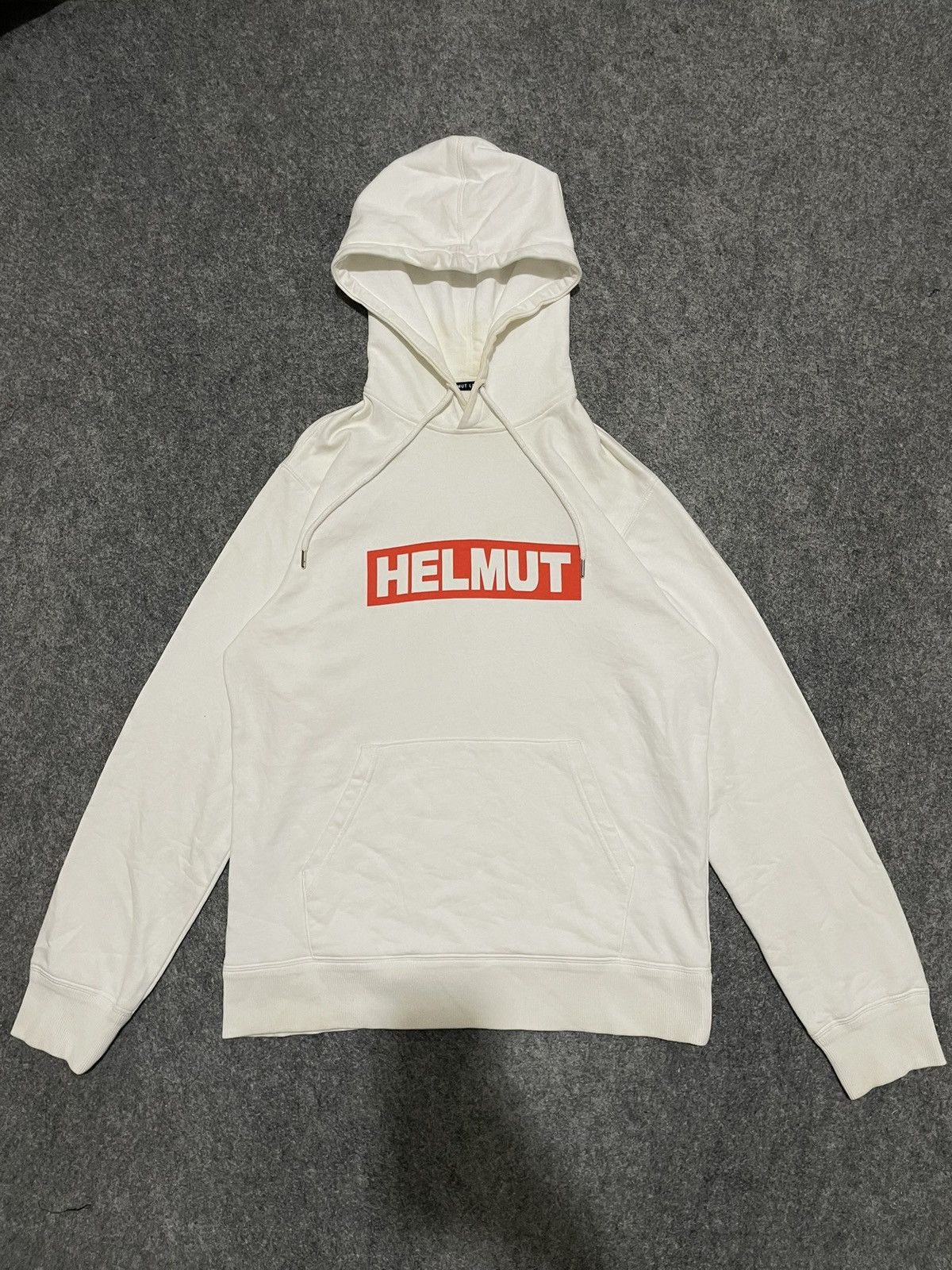 Helmut Lang Sold ❌Helmut Lang box logo white hoodie Size US M / EU 48-50 / 2 - 2 Thumbnail