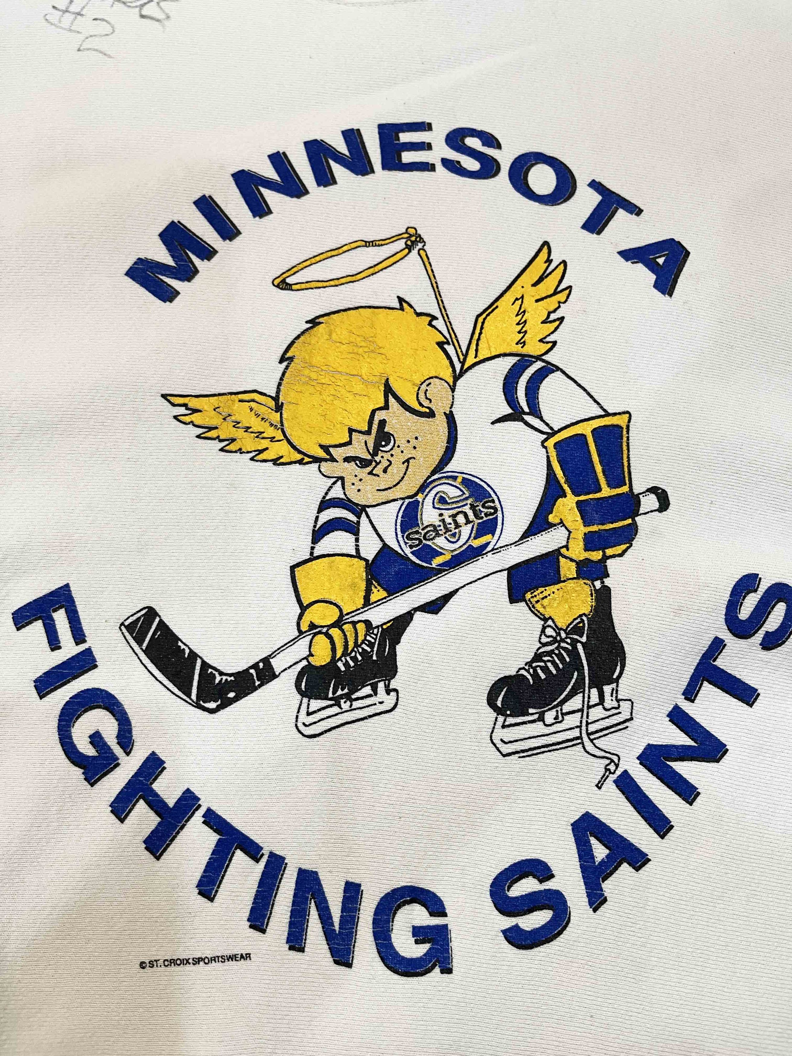 Lee × Vintage Vintage Lee Minnesota Fighting Saints Crewneck Sweatshirt Size US XL / EU 56 / 4 - 2 Thumbnail