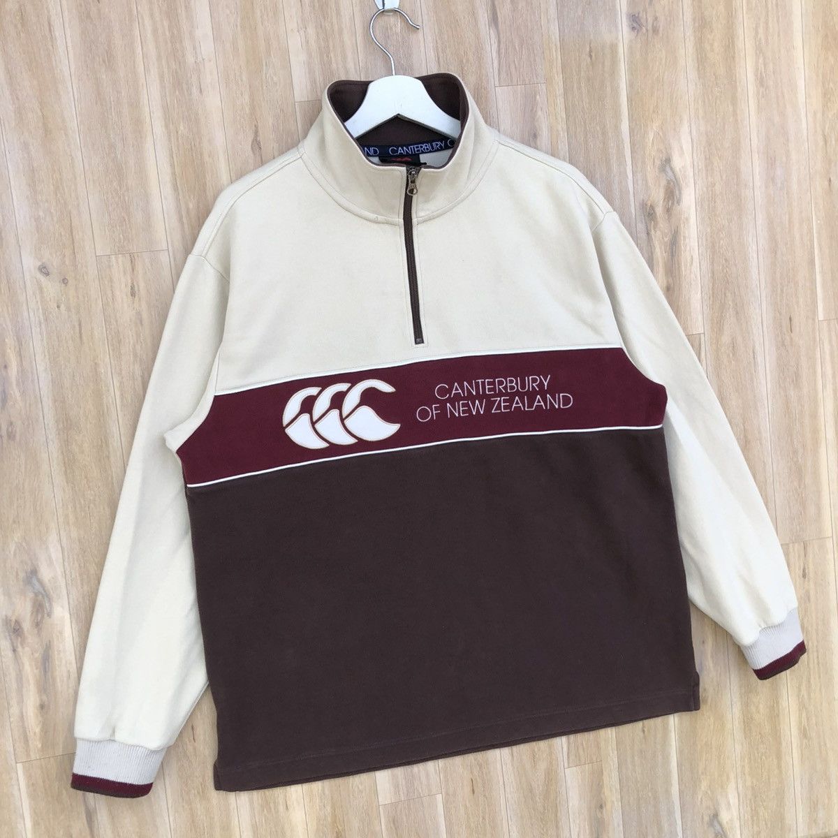 Canterbury of New Zealand Vintage Canterbury of New Zealand half-Zip Sweatshirt Size US L / EU 52-54 / 3 - 2 Thumbnail