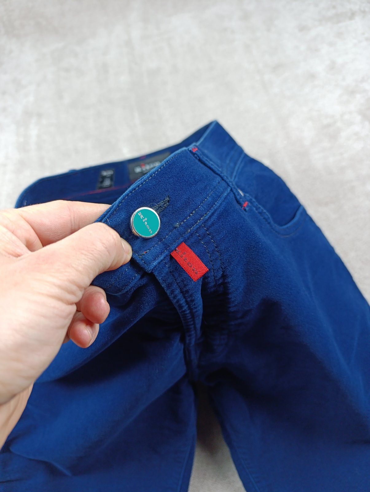 Kiton KITON NAPOLI MENS VELVET COTTON TROUSERS PANTS Size US 33 - 8 Thumbnail