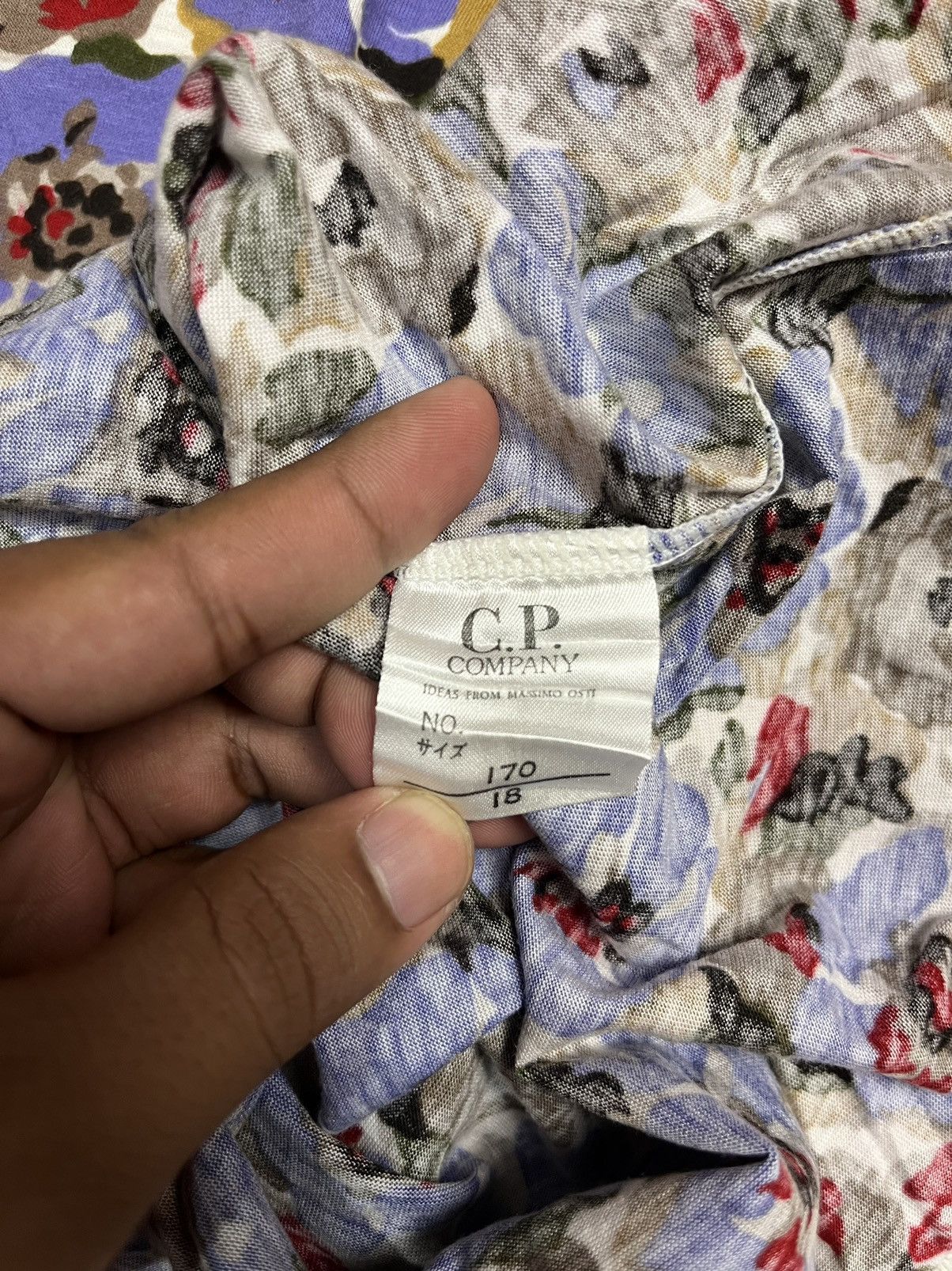 C.P. Company × Massimo Osti Vintage C.P. Company Floral Tshirt Size US M / EU 48-50 / 2 - 7 Thumbnail