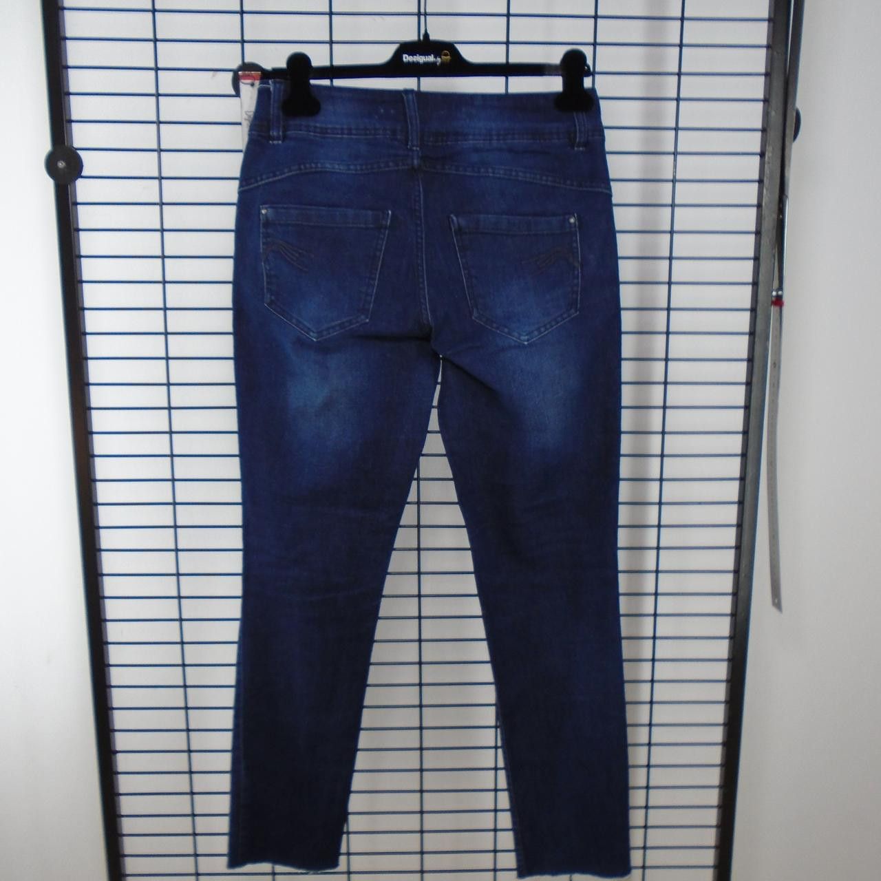 Vintage Women's Jeans Kokue. Dark blue. M. Used. Good Size 28" / US 6 / IT 42 - 4 Thumbnail
