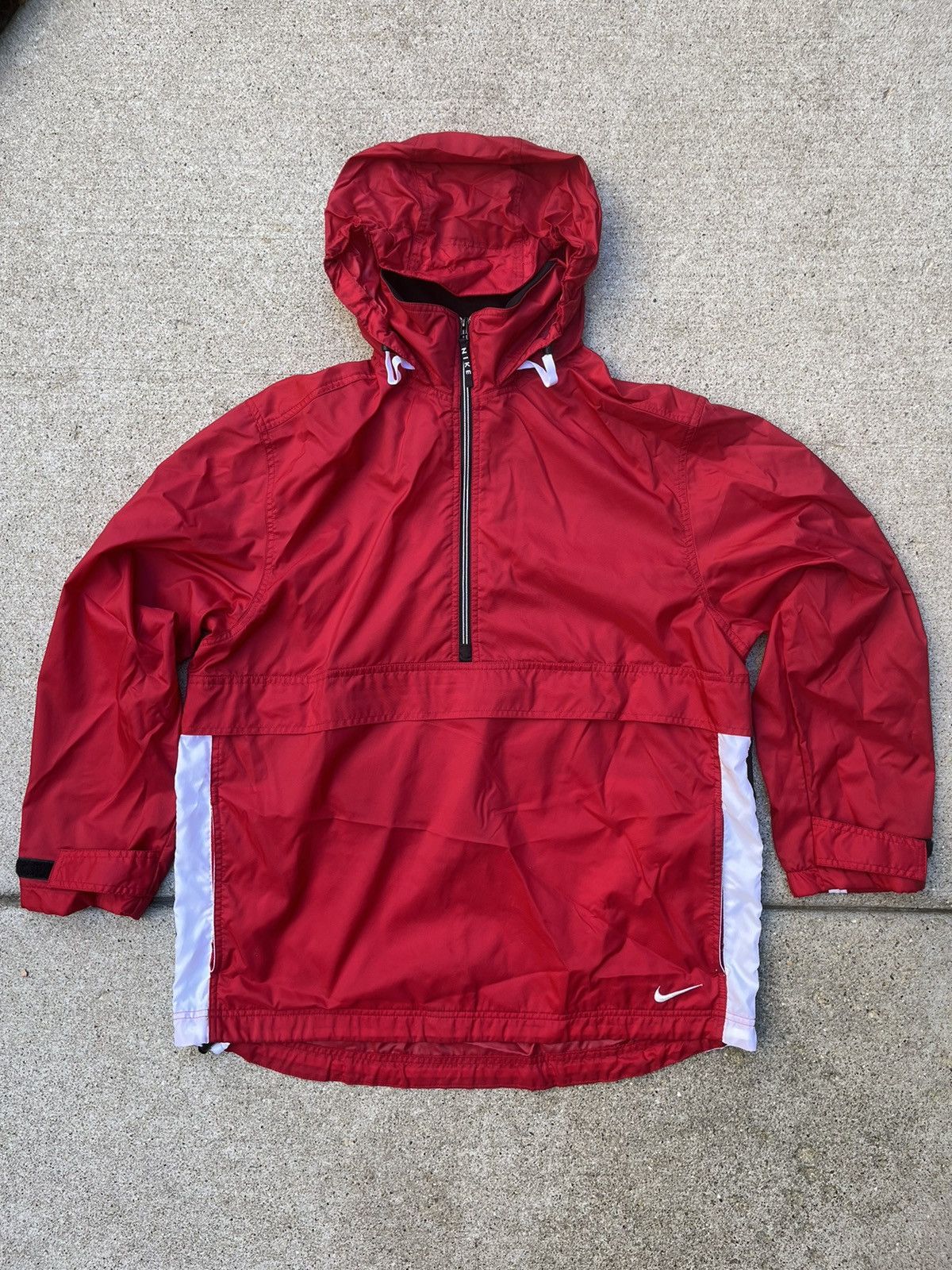 Nike × Vintage Vintage 90s Nike Light Jacket with Packable Hood Size US M / EU 48-50 / 2 - 11 Thumbnail