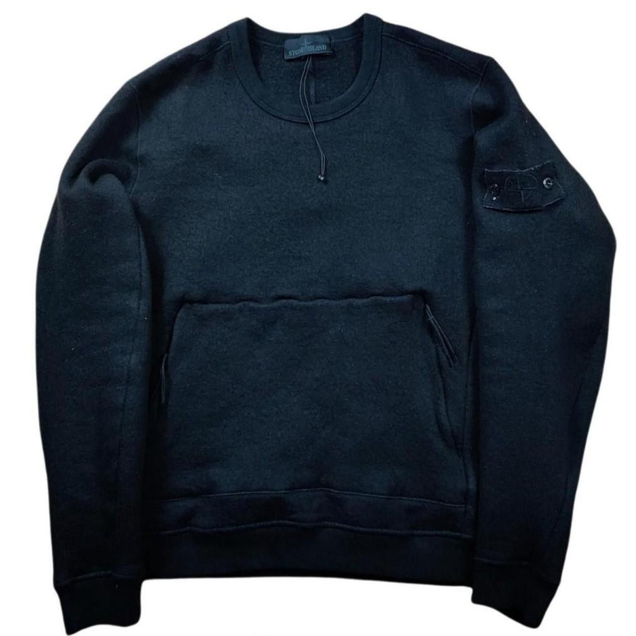 image of Stone Island Shadow Project Ghost Sweater in Navy, Men's (Size XL)