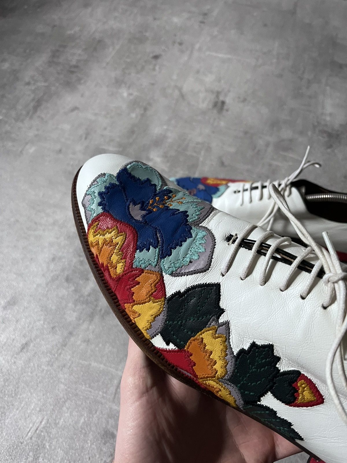 Gucci Gucci by Alessandro Michele floral leather boots Size US 9 / EU 42 - 4 Thumbnail
