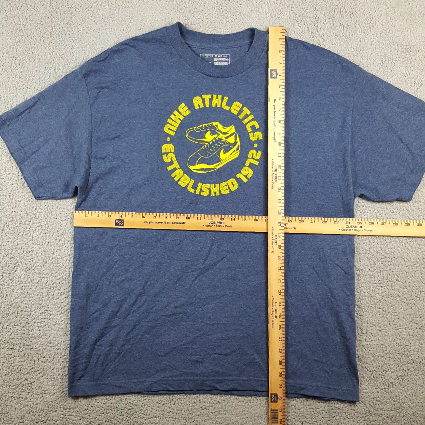 Nike VINTAGE Nike Men's Size 2XL Blue Retro Athletic T-Shirt 90s Sports Logo Cotton Size US XXL / EU 58 / 5 - 5 Thumbnail