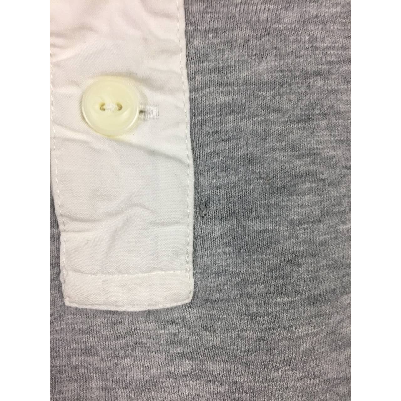 Gap × Vintage GAP Striped Sleeve Henley Neck Longsleeve Tee Youth XXL Size US S / EU 44-46 / 1 - 4 Thumbnail