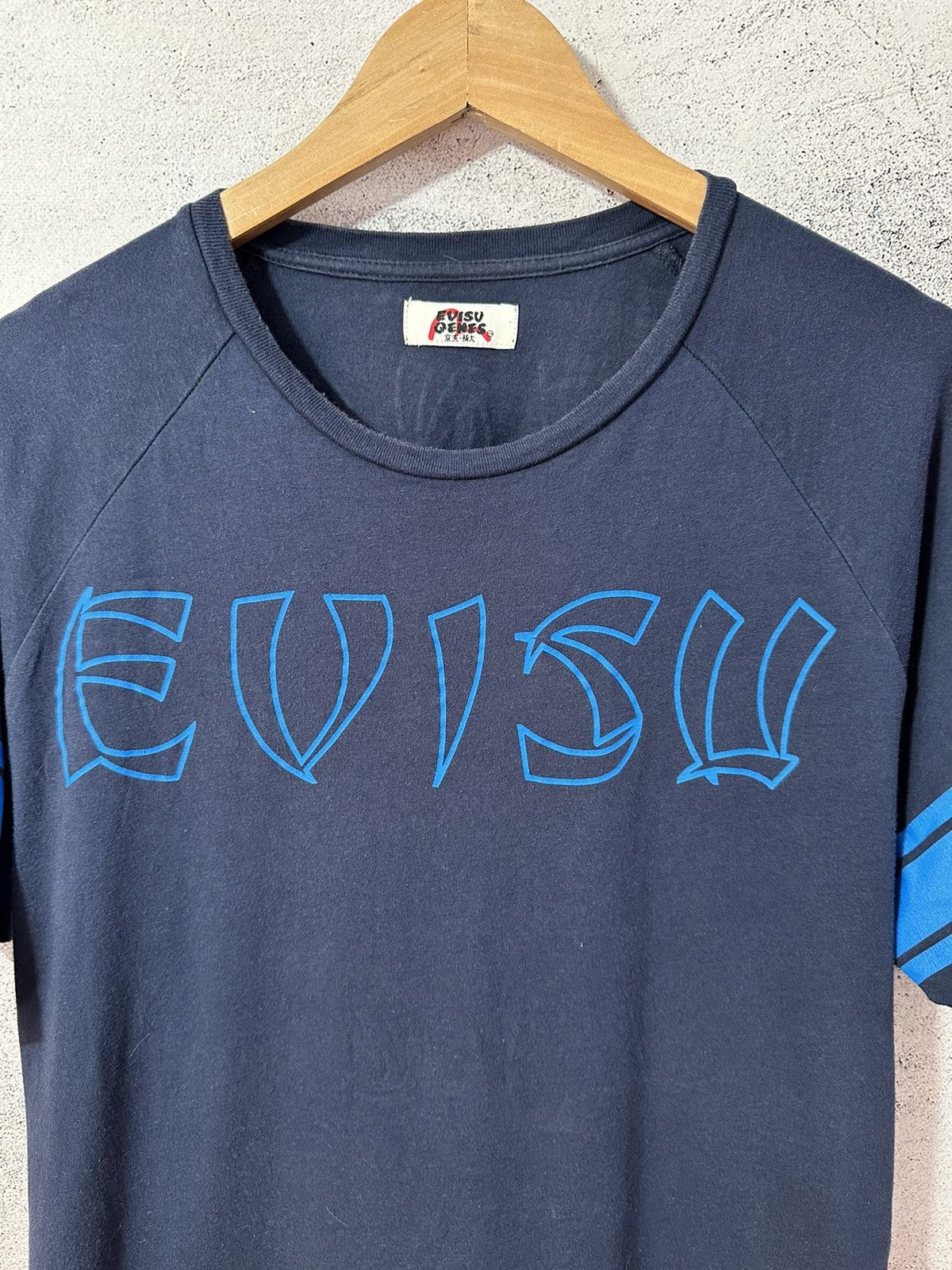 Evisu Vintage Evisu Big Logo T Shirt Size US XXL / EU 58 / 5 - 6 Thumbnail