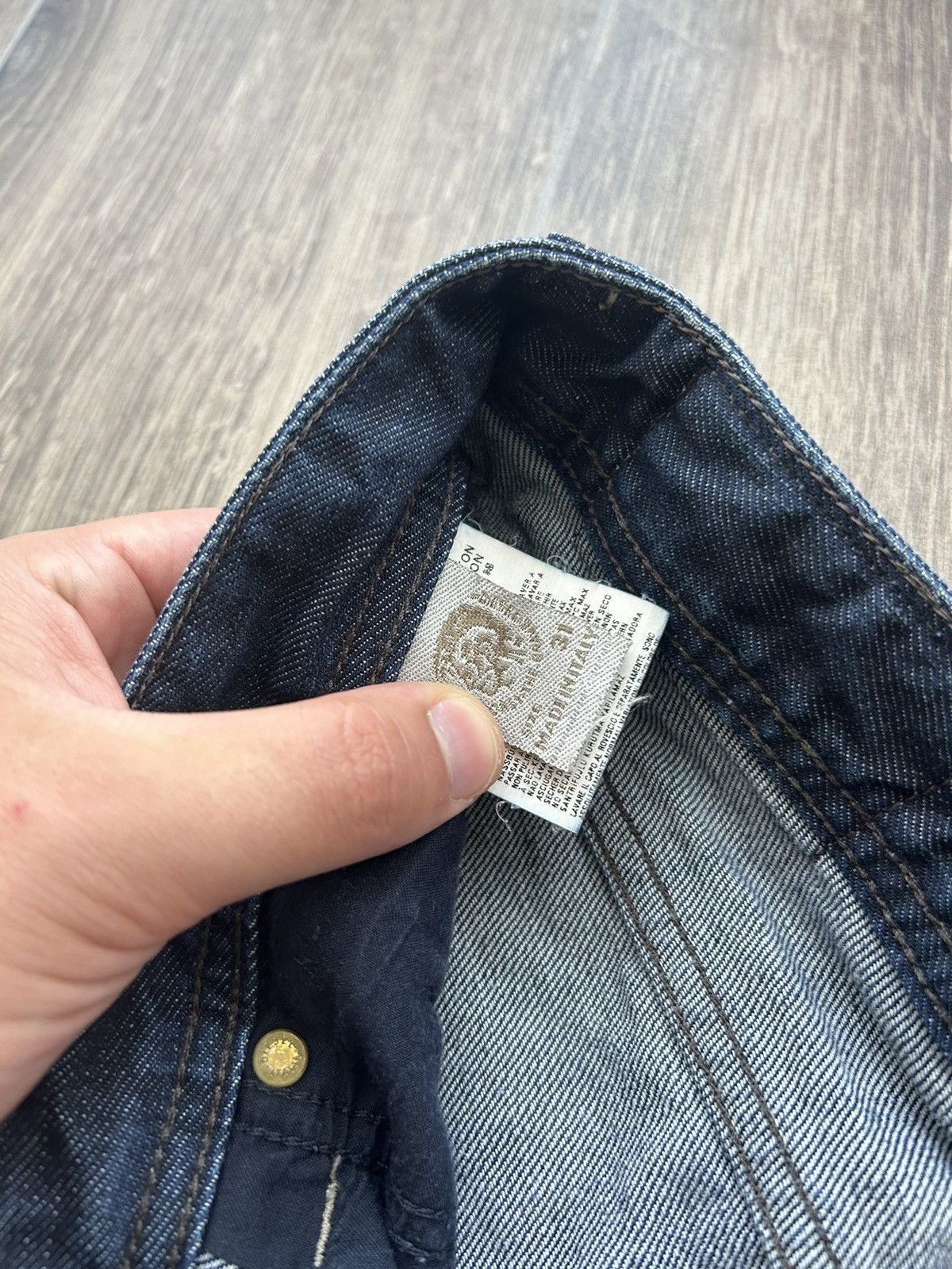 Diesel Black Gold Diesel black&gold larkee made in italy denim pants Size US 31 - 6 Thumbnail