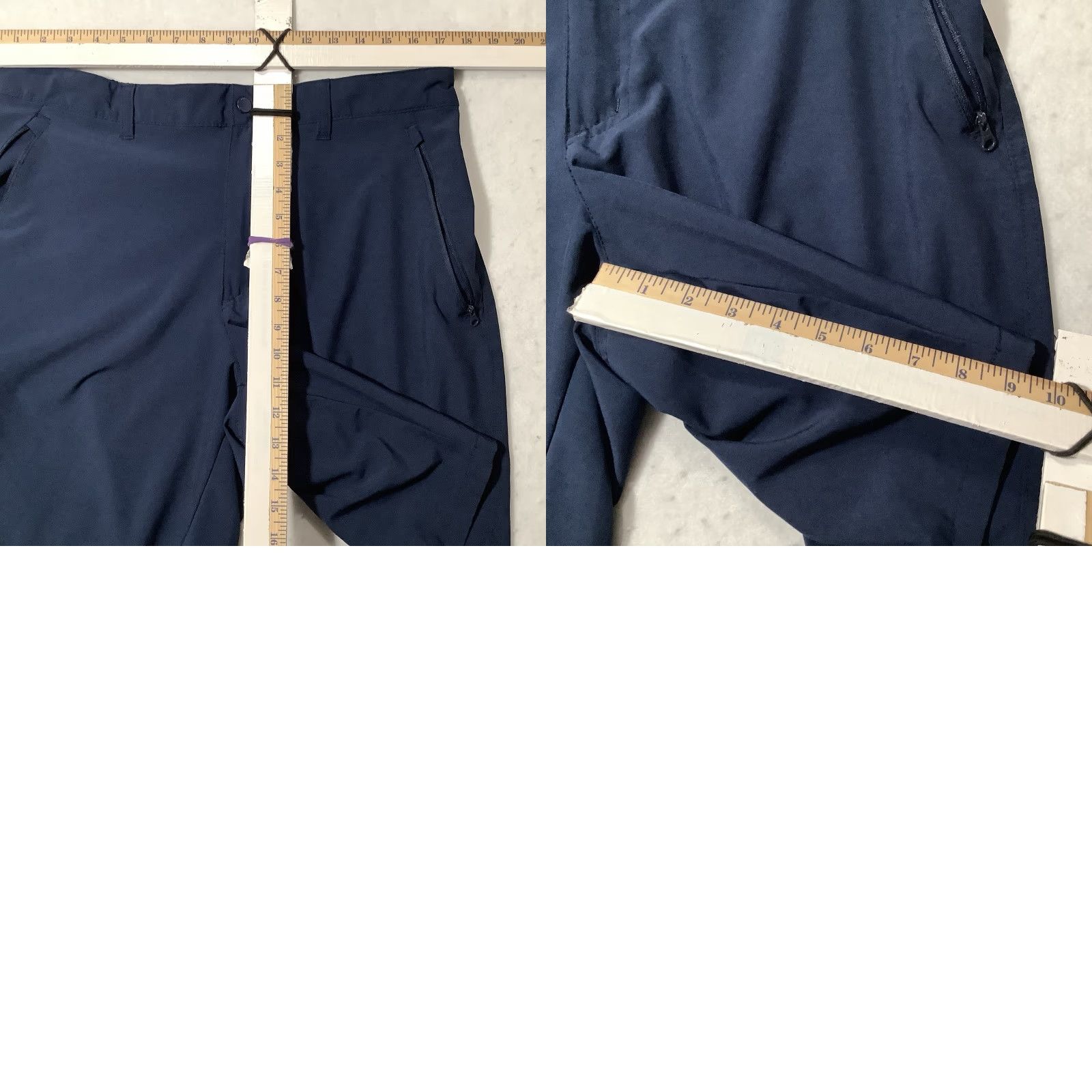 Vintage Columbia Men’s Shorts Size 38 Blue Cargo Zip Pocket Bermuda Casual Workwear Regular Inseam 9 in Polyester Spandex Logo Pocket Columbia Size US 38 / EU 54 - 8 Thumbnail