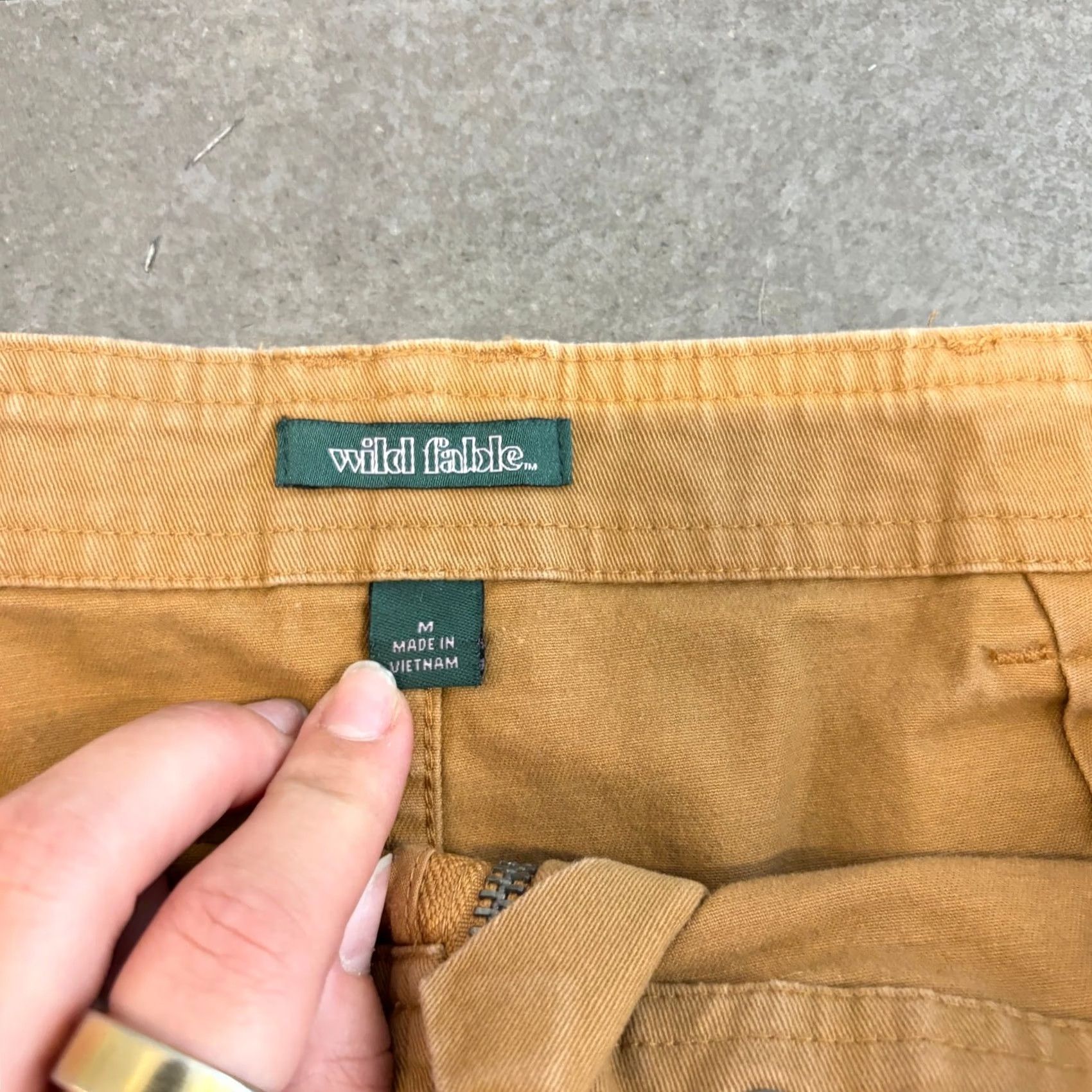 Vintage VINTAGE Y2k Tan Cargo Wild Fable Mini Skirt Women’s Medium Short Skirt Womens Tan Brown Size 32" / US 10 / IT 46 - 3 Thumbnail