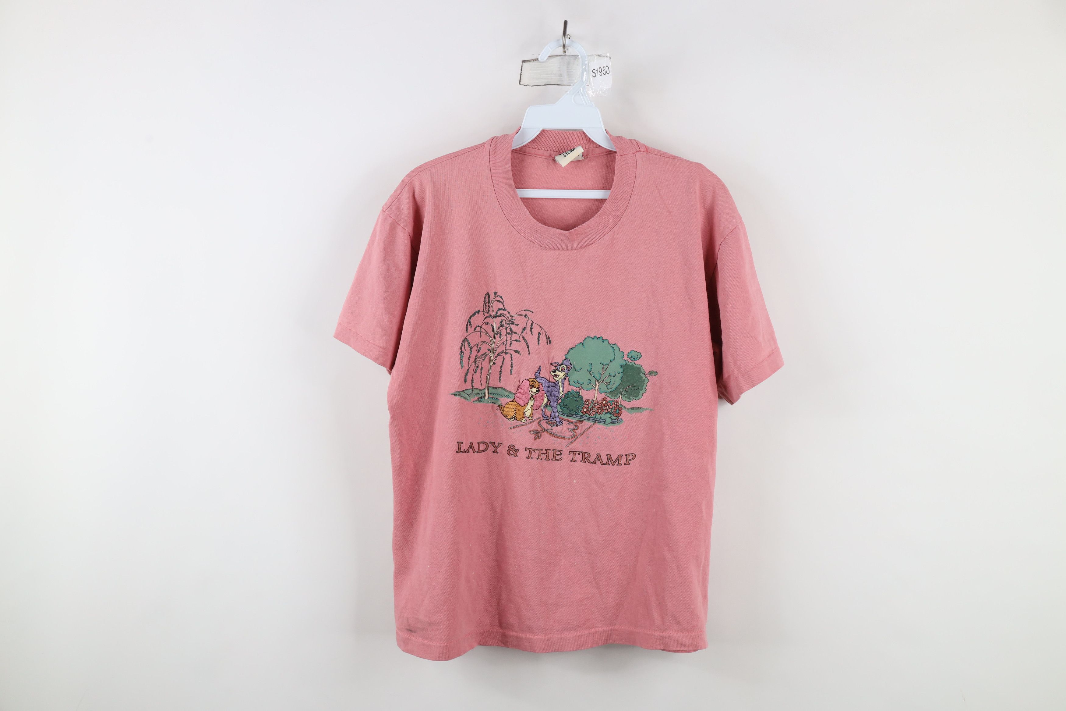 Disney × Vintage Vintage 90s Disney Lady & The Tramp Movie T-Shirt USA Size M / US 6-8 / IT 42-44 - 1 Thumbnail